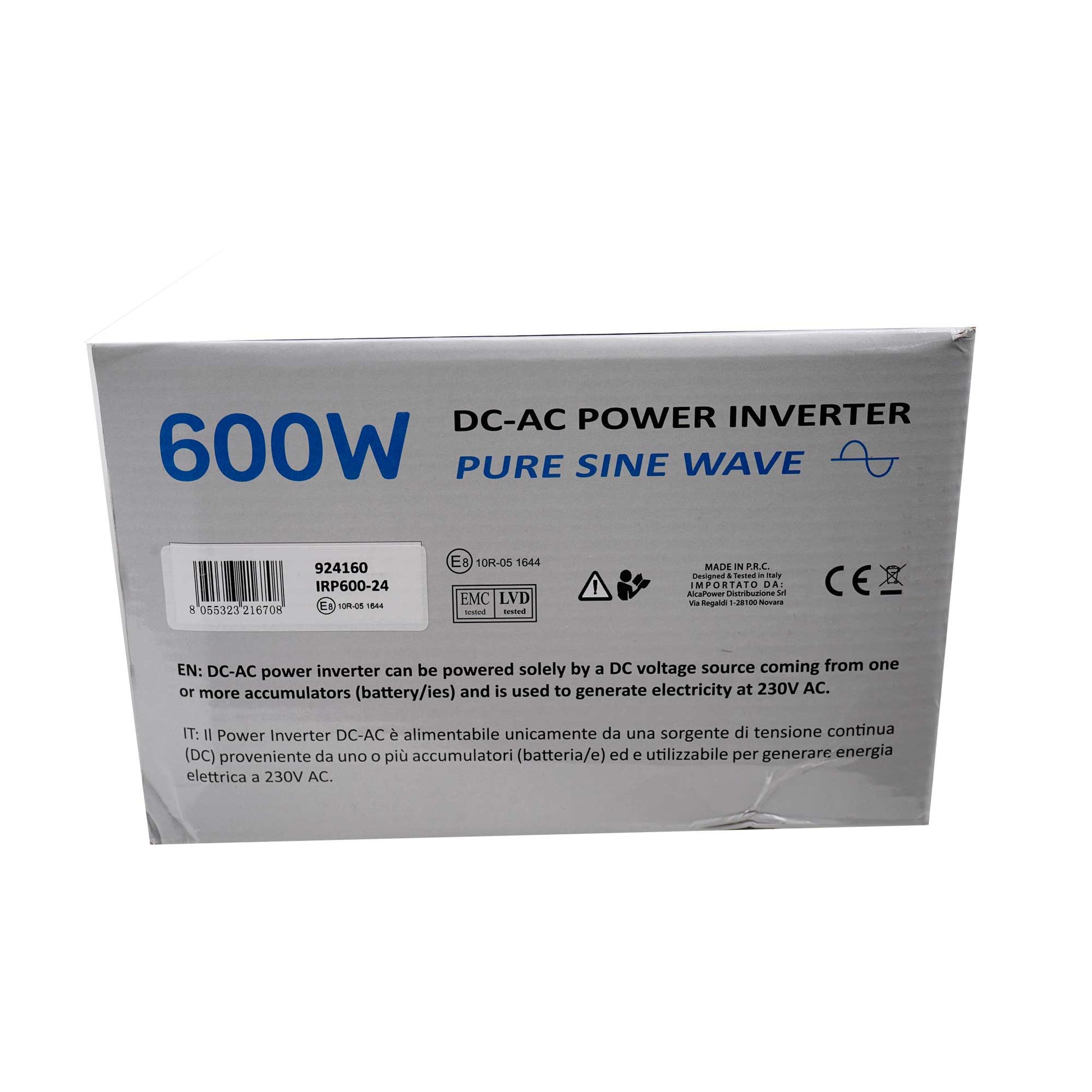 Invertor de tensiune AlcaPower by President 600W 24V-230V, sinusoida pura, port USB