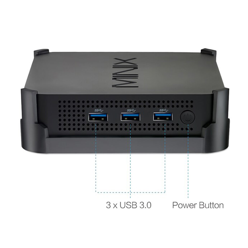 Mini PC Minix NEO J50C-4 Max, Windows 10 Pro, Intel Pentium Silver, memorie 240GB SSD, RAM 8GB DDR4, Bluetooth 4.1