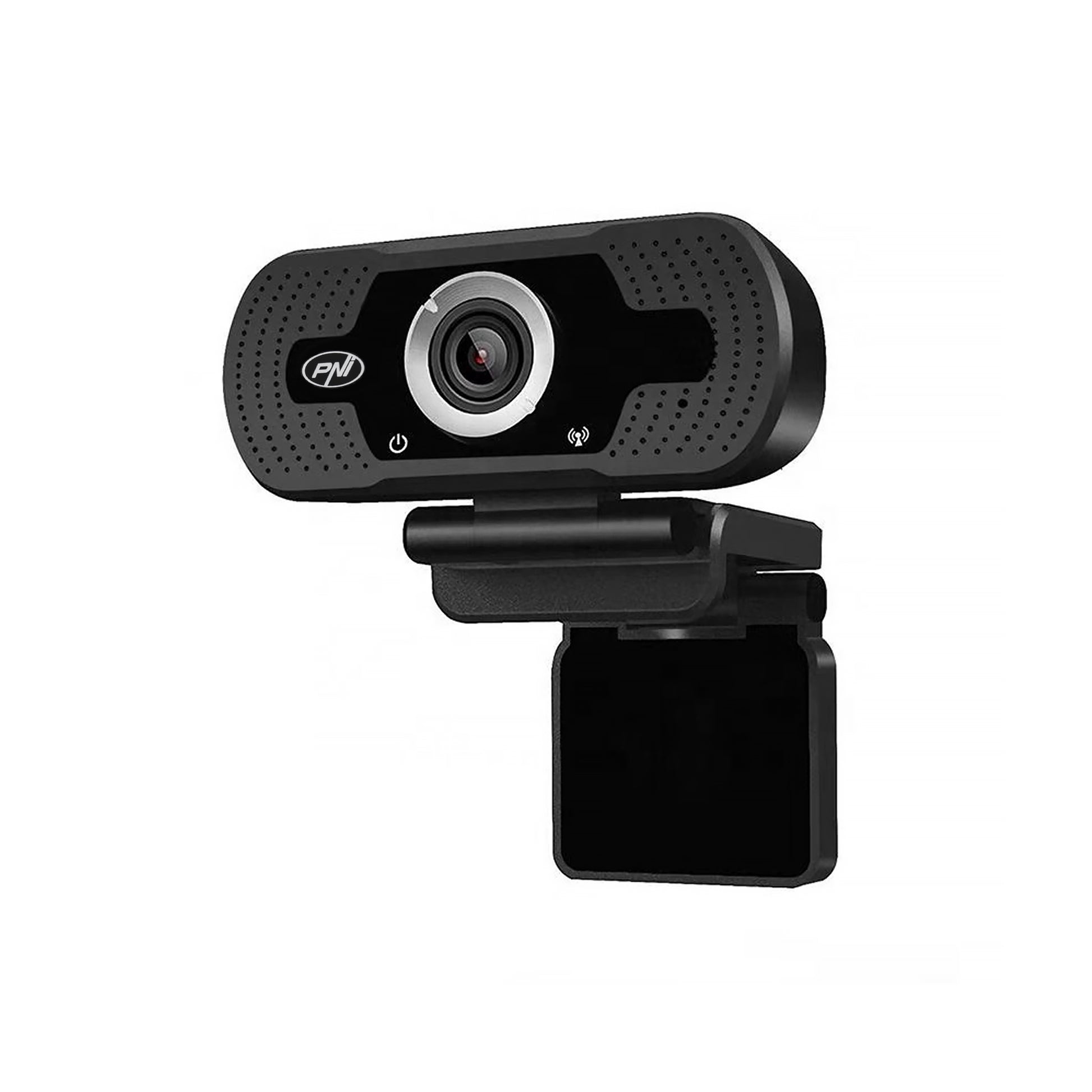 Camera Web PNI CW2860 Full HD 4MP, USB, Clip-on, Microfon incorporat, Conectare PC/Laptop, @30fps, Corectie automata de culoare