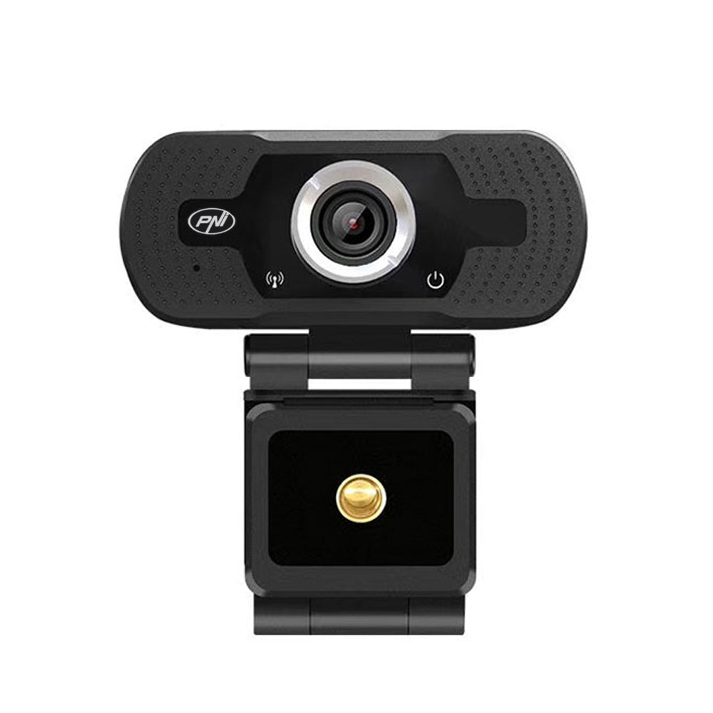 Camera Web PNI CW2860 Full HD 4MP, USB, Clip-on, Microfon incorporat, Conectare PC/Laptop, @30fps, Corectie automata de culoare