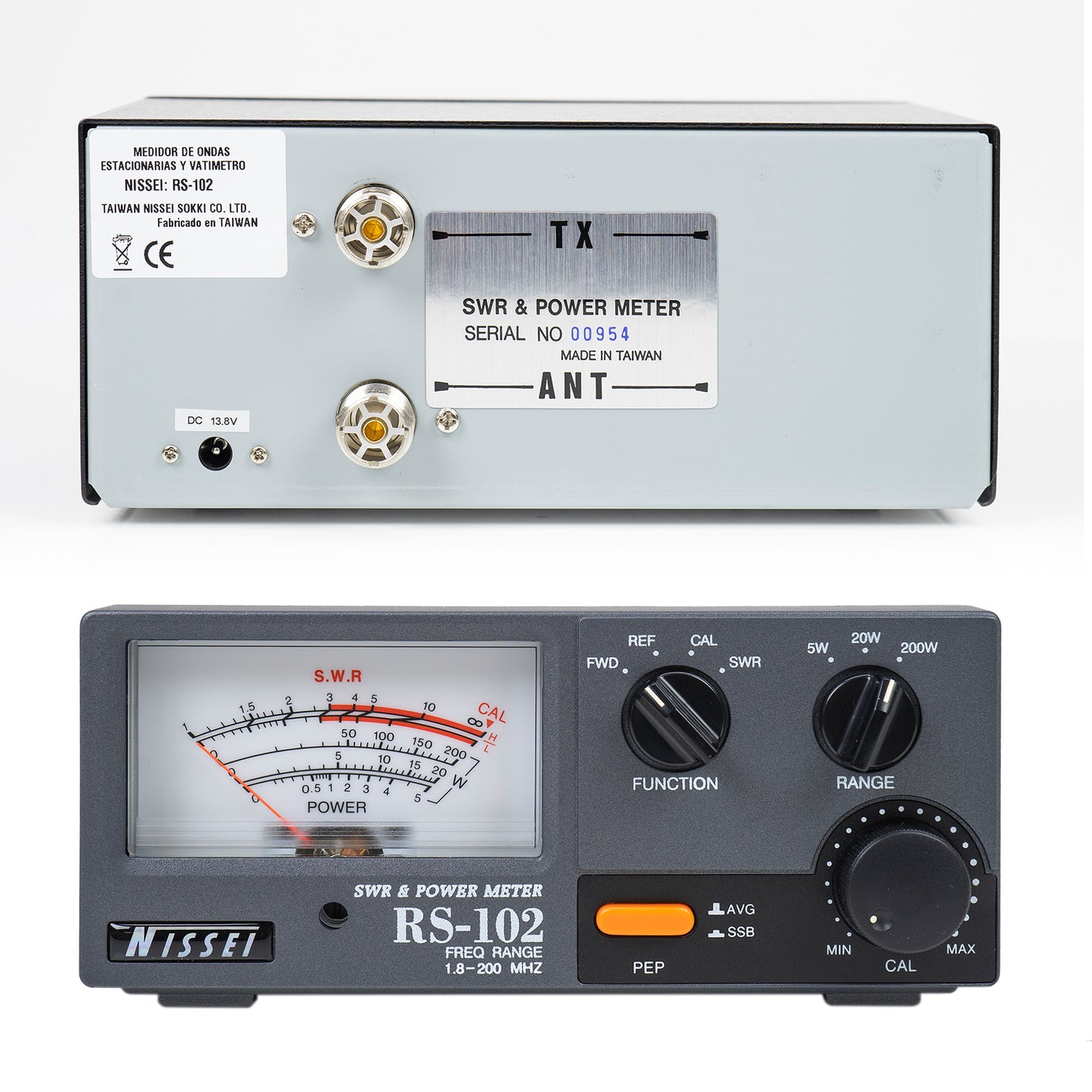 Reflectometru PNI Nissei RS-102 SWR 1.8-200Mhz Wattmeter 0-200W