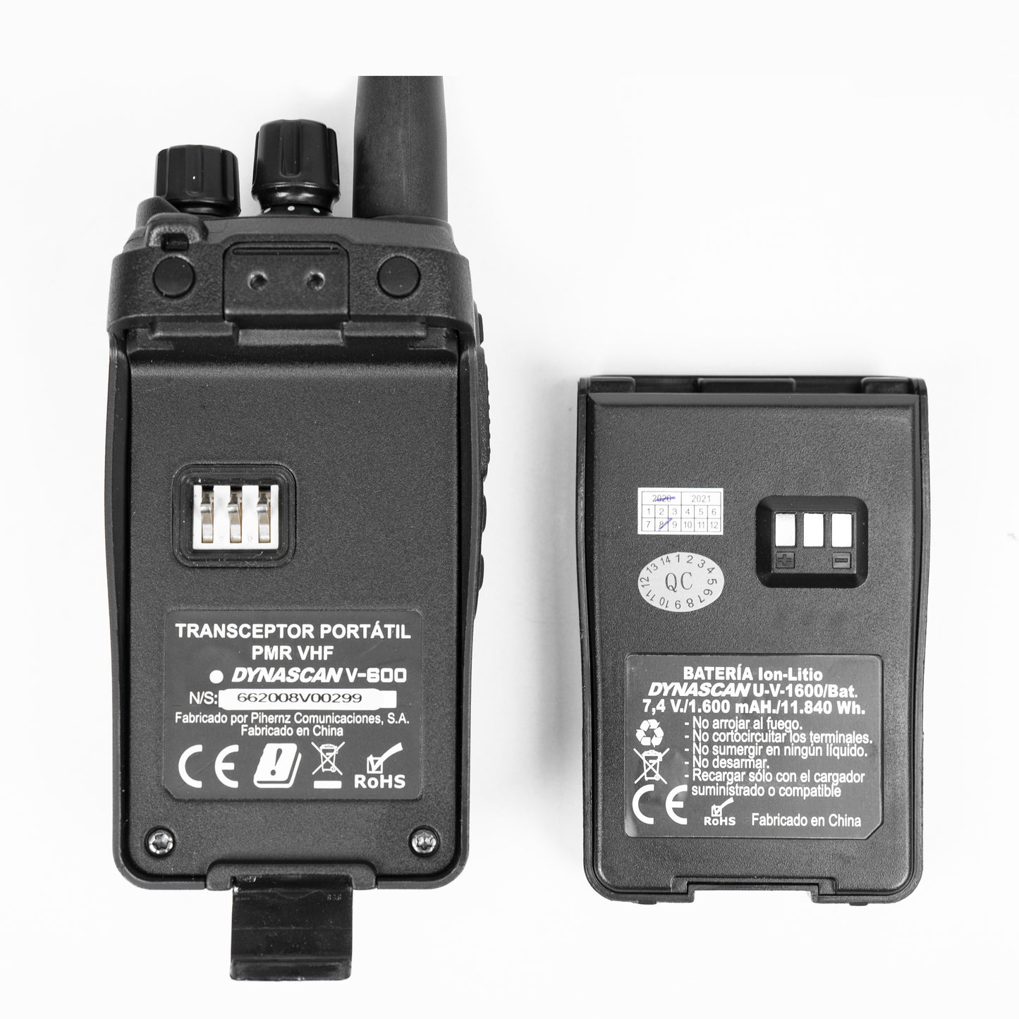 Statie radio portabila VHF PNI Dynascan V-600, 136-174 MHz, IP67, Scan, Scrambler, VOX