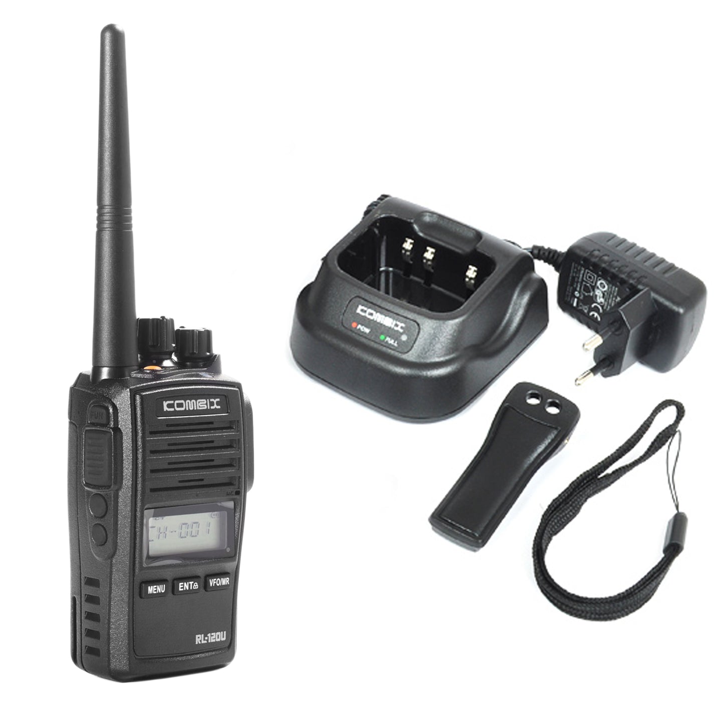 Statie radio portabila UHF PNI Kombix RL-120U, 440–470 MHz, waterproof IP67