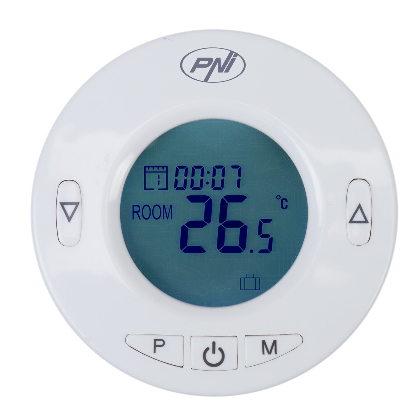 Cap termostatic inteligent PNI CT25T pentru calorifer, se conecteaza fara fir cu Hub PNI CT25WIFI cu control prin Internet, aplicatie de mobil Tuya Smart