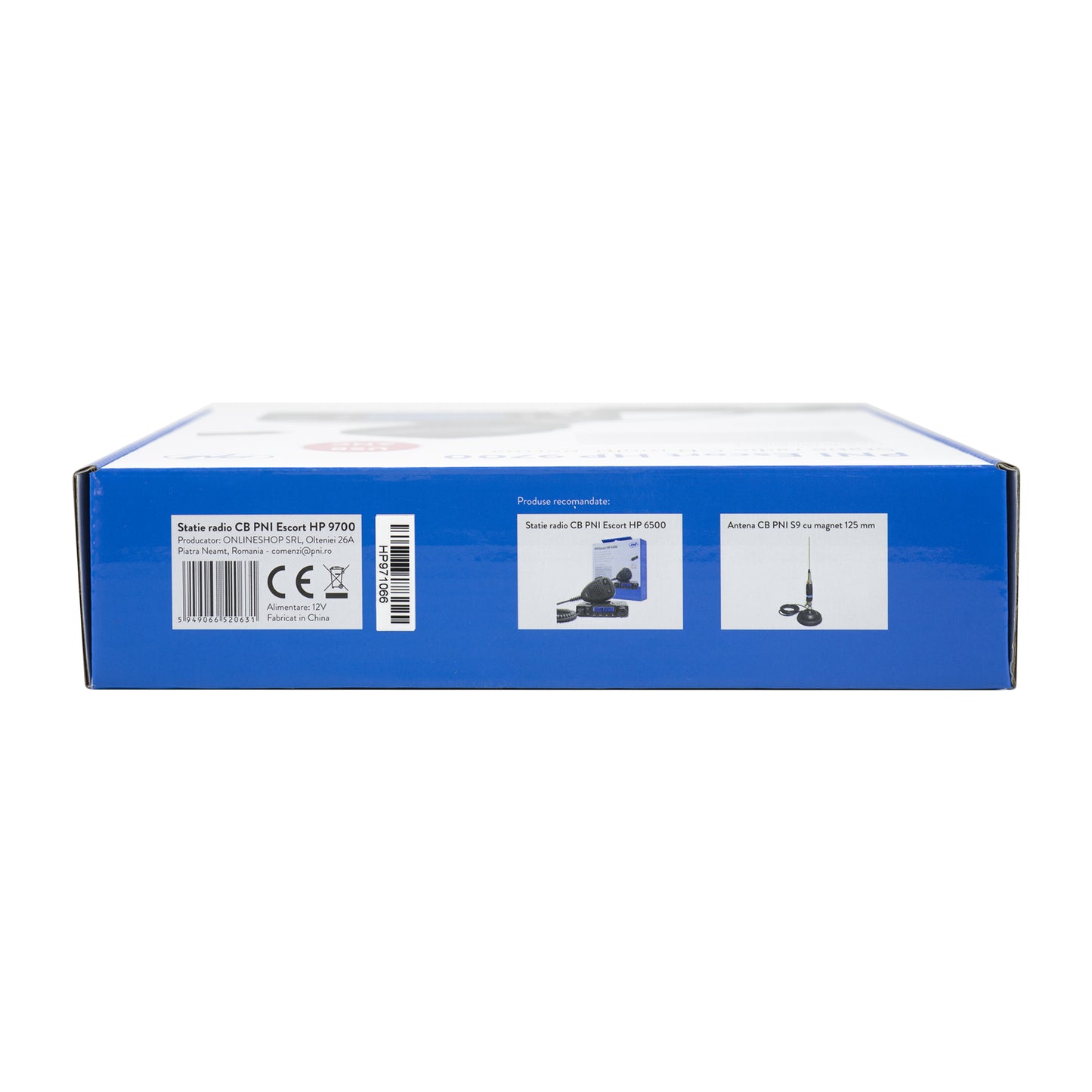 Statie radio CB PNI Escort HP 9700 USB, ANC, ASQ, alimentare 12V / 24V, functie PA, mufa de bricheta inclusa