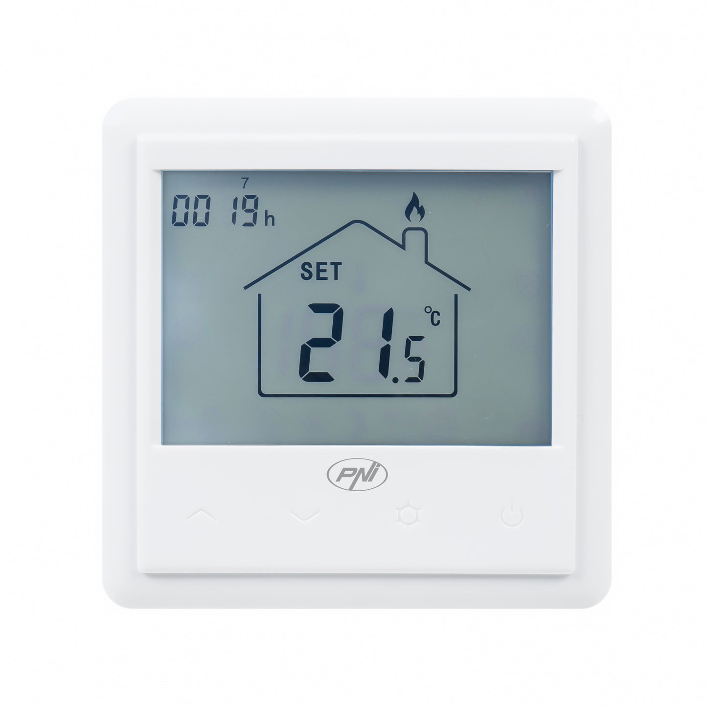 Termostat inteligent incastrabil PNI CT25PE WiFi, control prin internet incalzire electrica in pardoseala, aplicatie mobil Tuya Smart, integrare in scenarii si automatizari smart cu alte produse compatibile Tuya, Alexa si Google Assistant