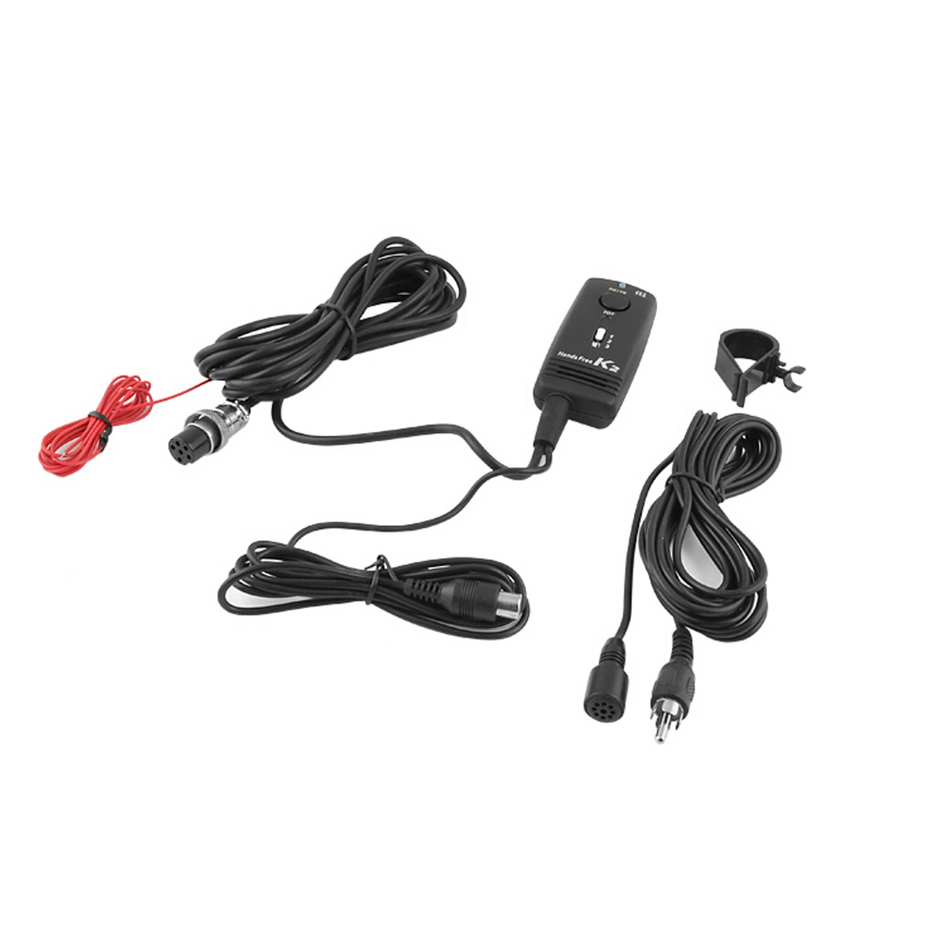 Kit Handsfree TTi pentru statii radio CB TTi THF-100 K2, cu microfon cu 6 pini, buton PTT si comutator reglare functie TOT