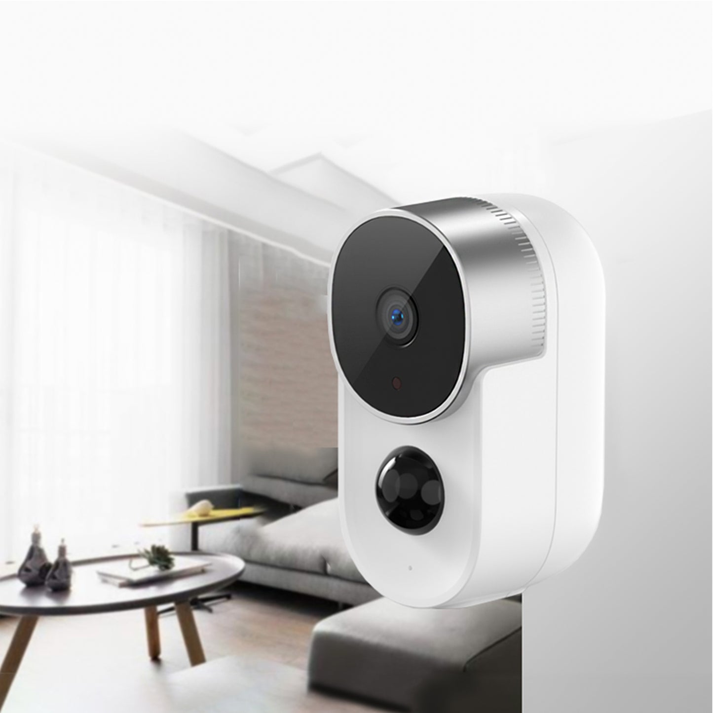 Camera supraveghere video PNI IP837W, 2MP, cu IP, P2P, wireless, slot card micro SD, audio bidirectional, control prin aplicatia Tuya Smart