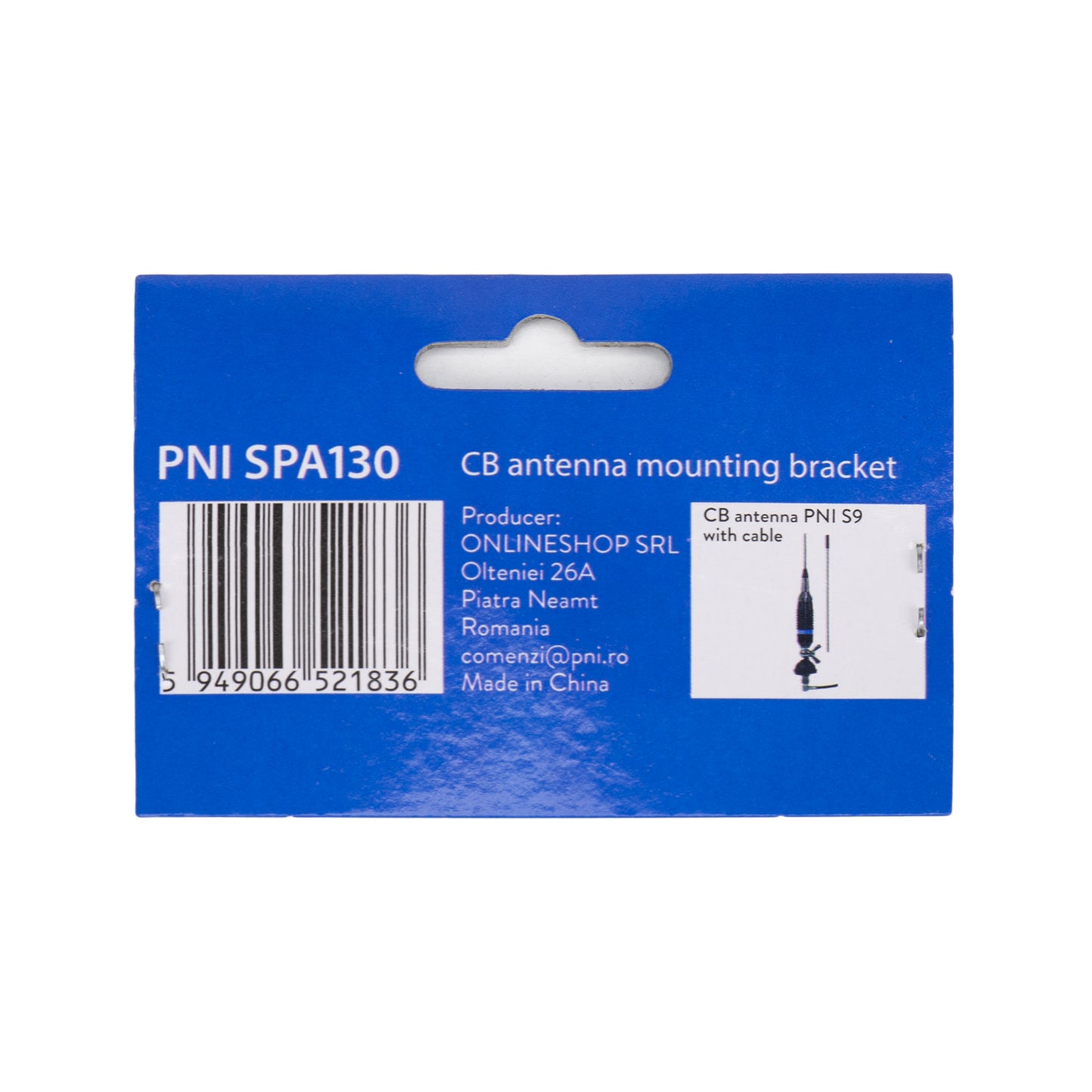 Suport PNI SPA130 pentru montaj antene pe lacrimar sau cant