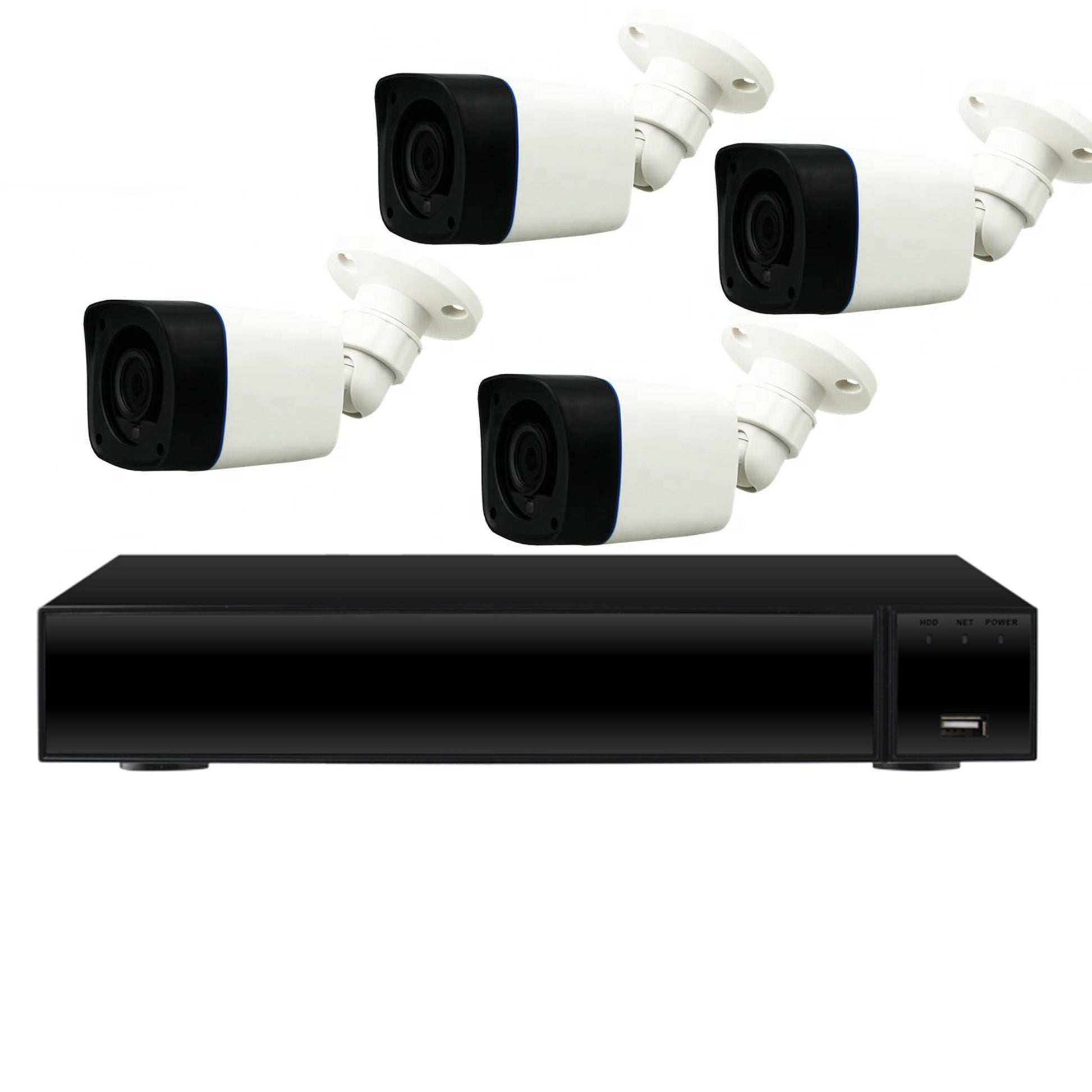 Kit supraveghere video PNI House XVR404 5MP - DVR si 4 camere exterior, cabluri incluse