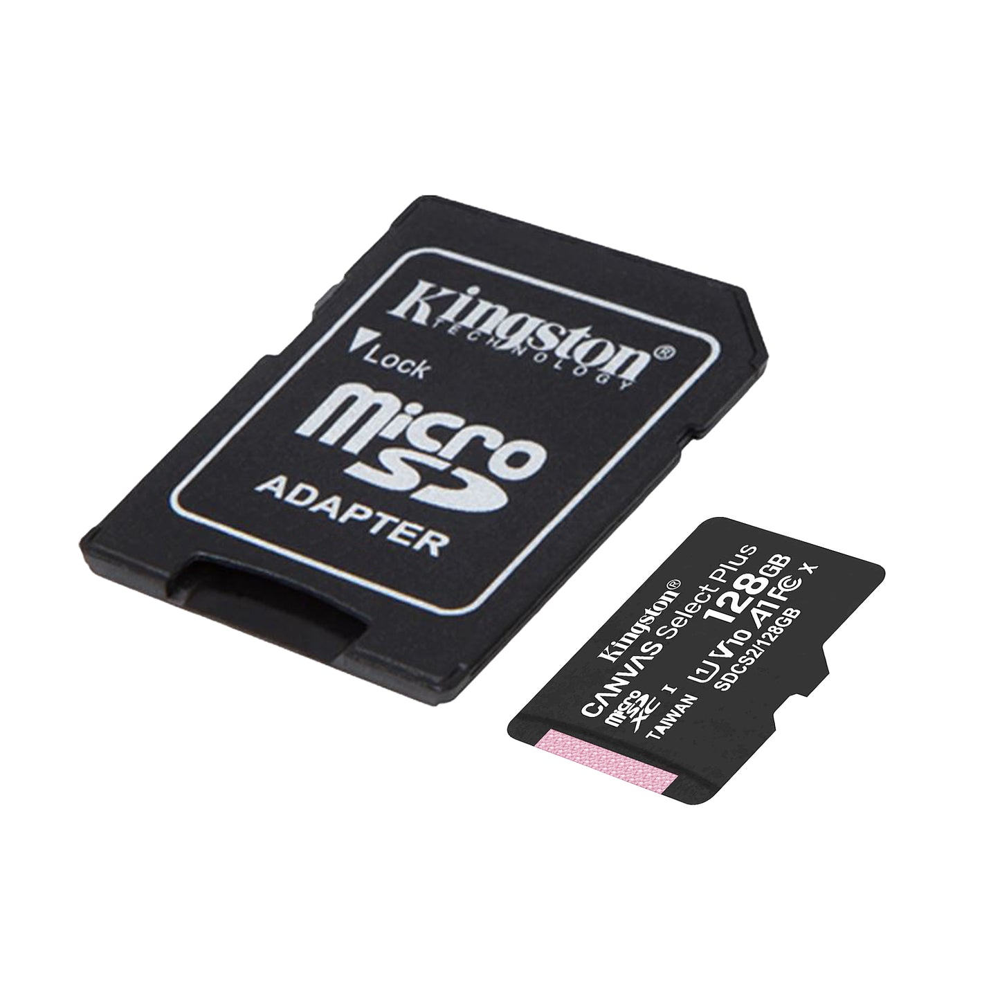 Card de memorie MicroSD Kingston Canvas Select Plus, 128GB, 100MB/s, cu adaptor