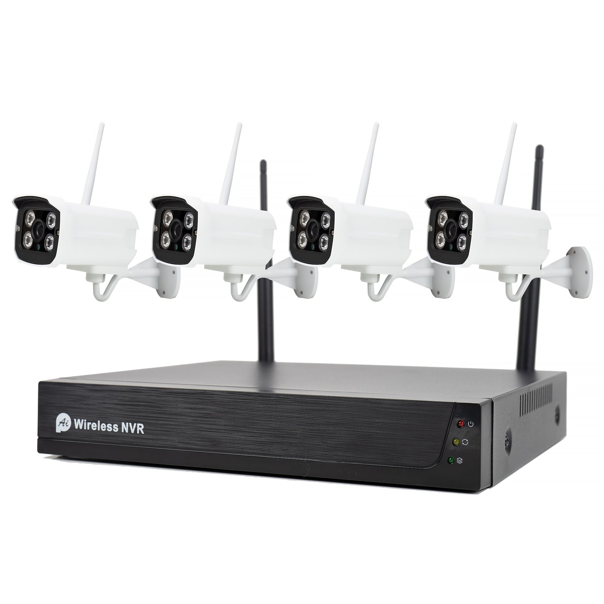 Kit supraveghere video PNI House WiFi502T cu 4 camere 2MP 1080P, control de la distata prin aplicatia Tuya Smart