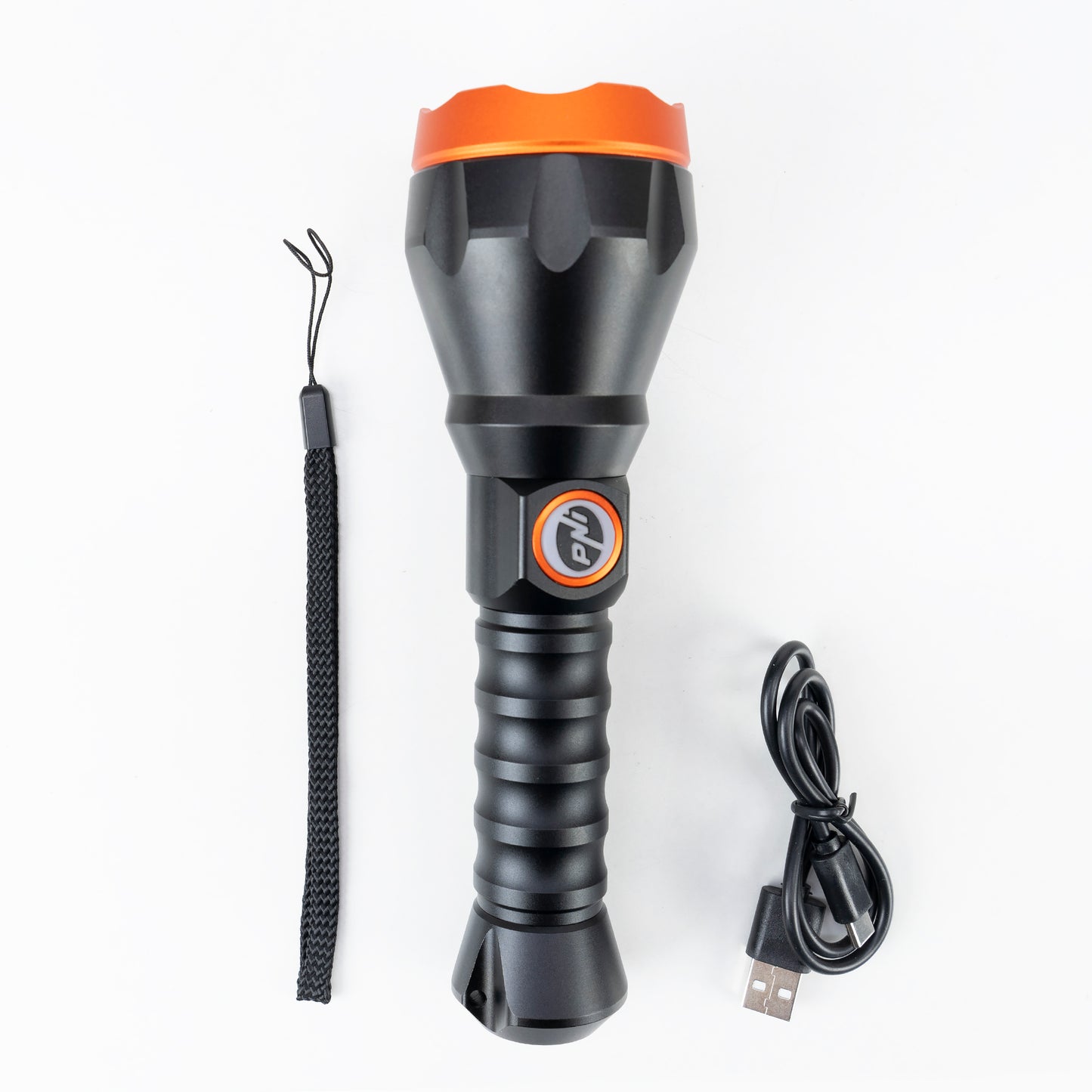 Lanterna PNI Adventure F550 Crystal LED, 10W, din aluminiu, 2500lm, pana la 700m, IPX6, acumulator 4000mAh inclus, incarcare prin USB Type-C