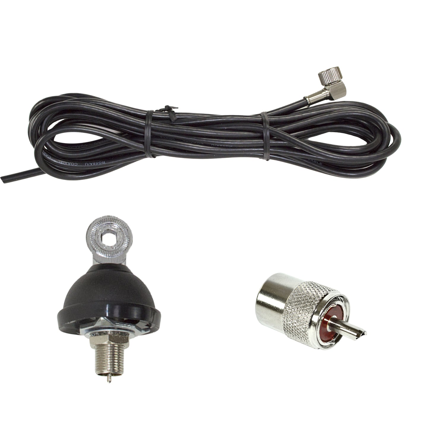 Cablu de legatura PNI FC27 si montura pentru antene cu fluture contine mufa PL259