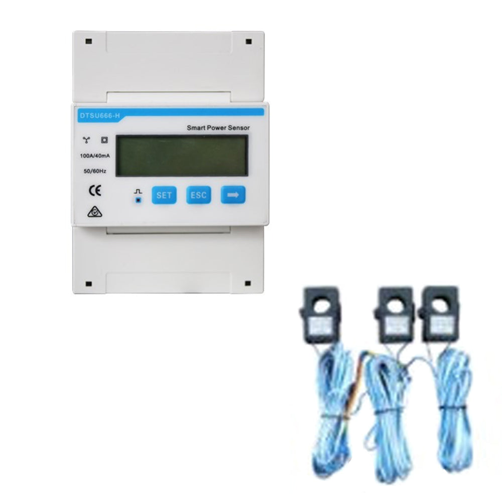 Contor electronic bidirectional trifazat Huawei Smart Meter DTSU666-H 250A pentru monitorizare energie invertoare solare