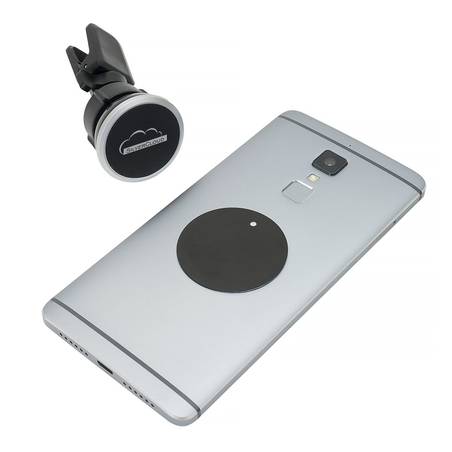 Suport magnetic pentru telefon mobil Silvercloud Easy Drive 12 in grila de ventilatie