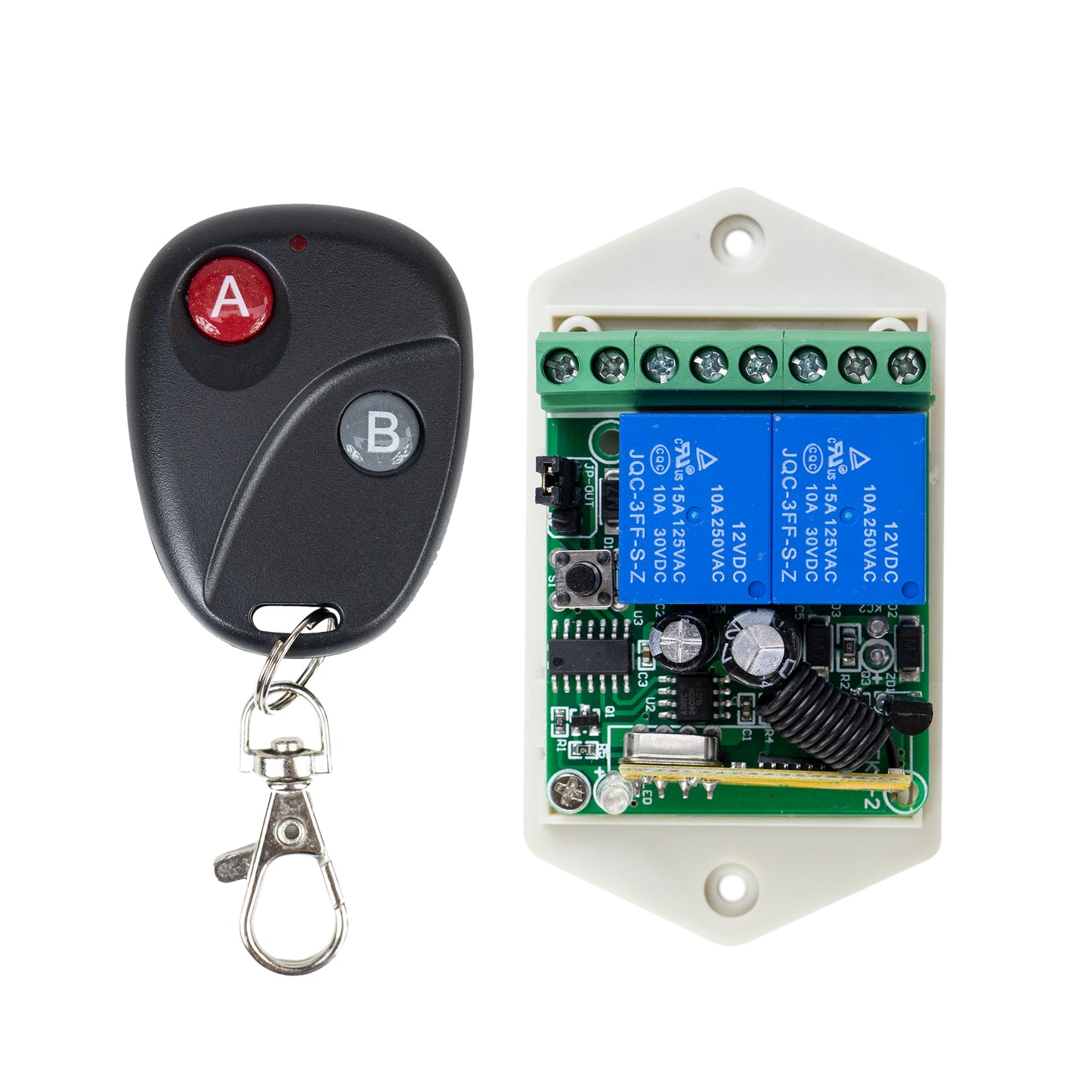 Releu cu telecomanda PNI CA500LR pentru comanda 1 sau 2 usi de garaj, porti, bariere, 2 relee, alimentare 12V