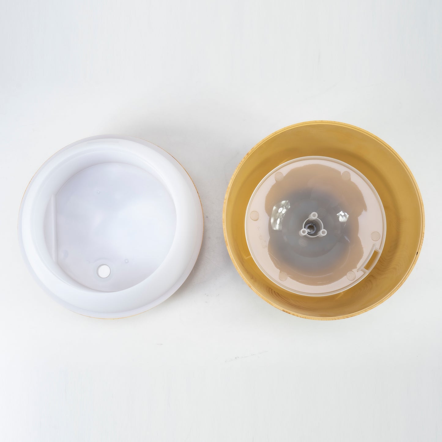 Difuzor aromaterapie PNI HU180 pentru uleiuri esentiale,  cu ultrasunete, 400 ml, timer, 7 culori LED, inchidere automata, Wood Grain