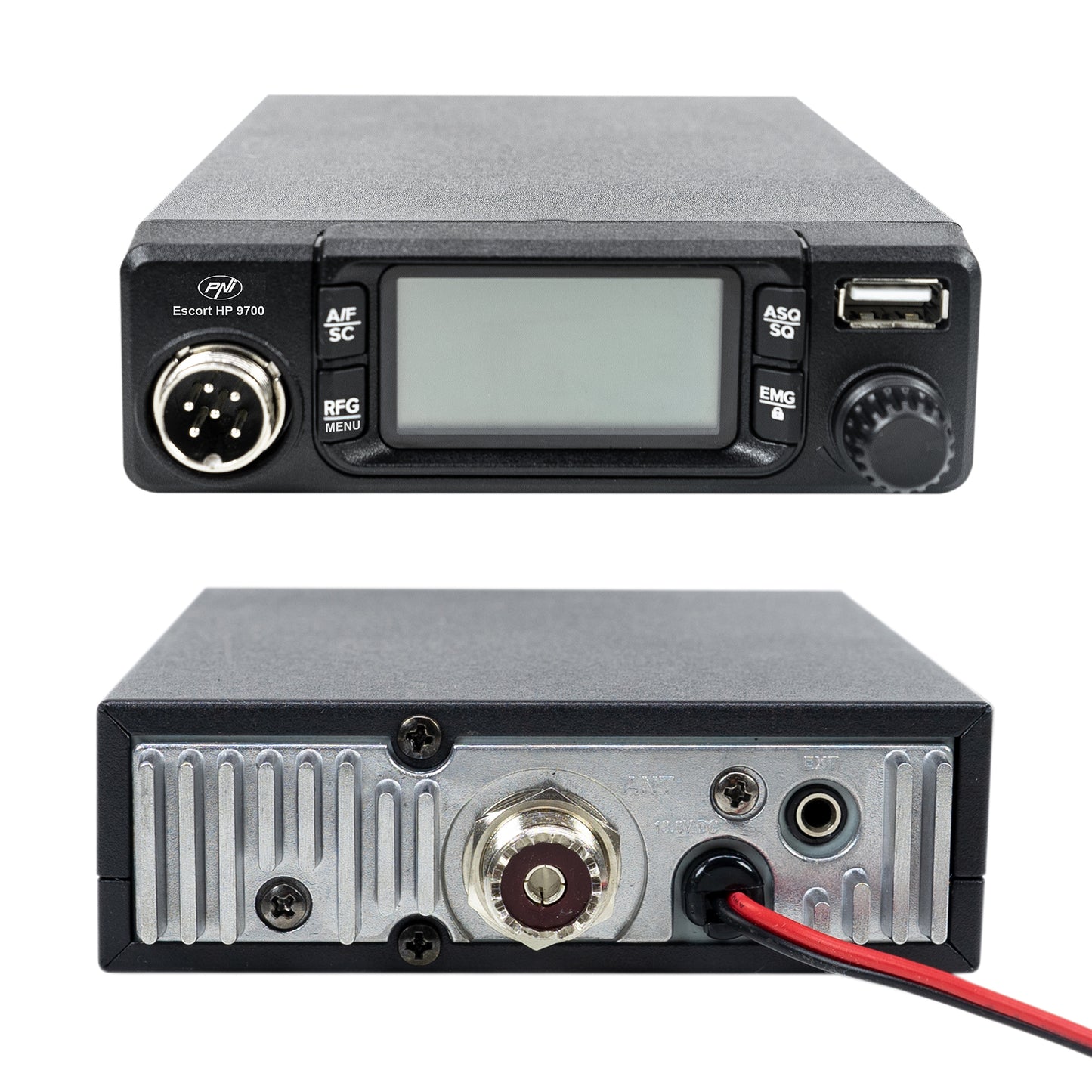 Pachet Statie radio CB PNI Escort HP 9700 USB si Antena CB PNI Extra 45 cu baza magnetica