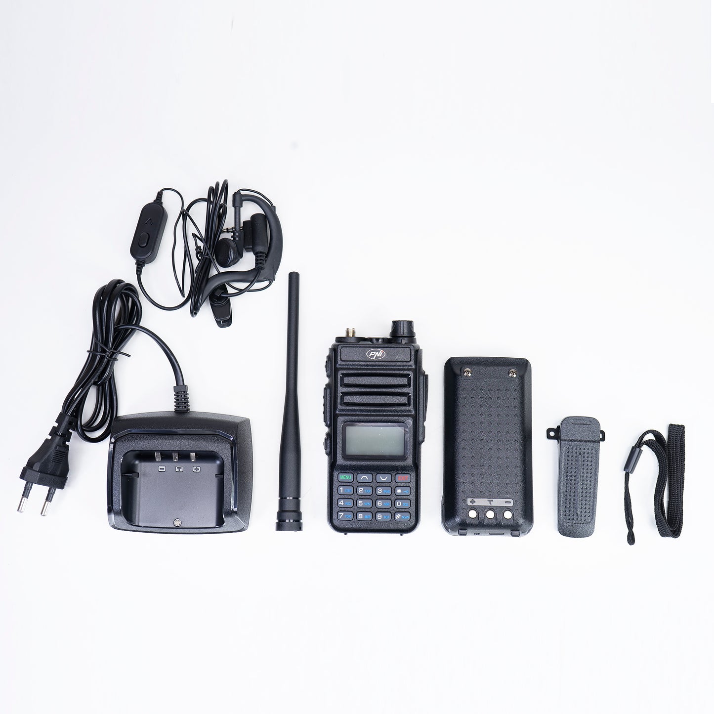 Statie radio portabila VHF/UHF PNI P15UV dual band, 144-146MHz/430-440Mhz, 999CH, cu acumulator 1500 mAh
