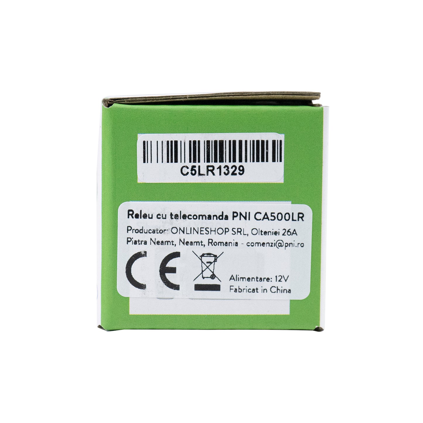 Releu cu telecomanda PNI CA500LR pentru comanda 1 sau 2 usi de garaj, porti, bariere, 2 relee, alimentare 12V