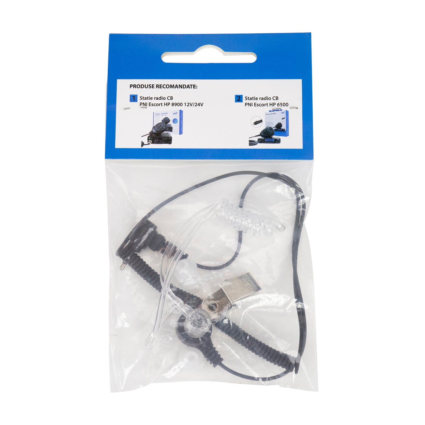 Casca PNI HF11 cu 1 pin 2.5 mm, tub acustic, pentru toate statiile radio