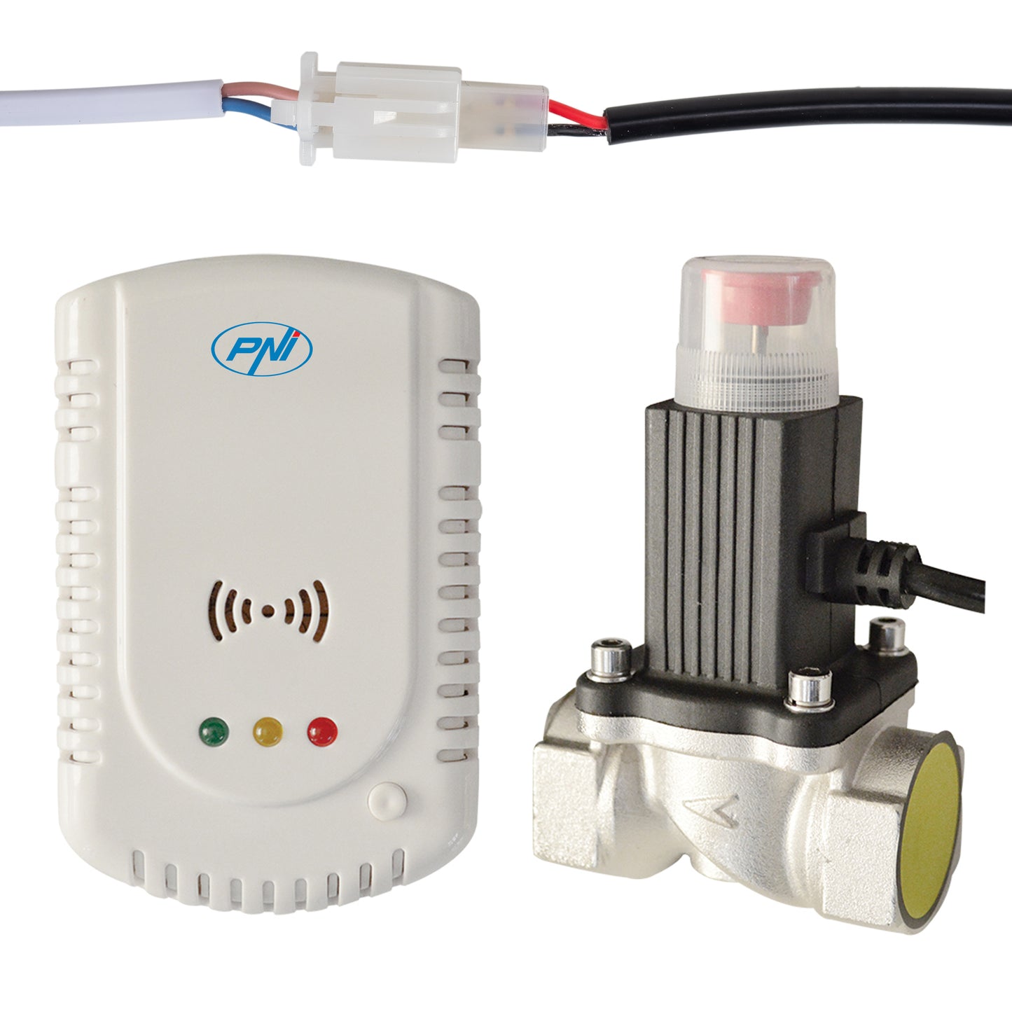 Kit Senzor gaz PNI GD-01 si electrovalva PNI V-02 cod 2014172