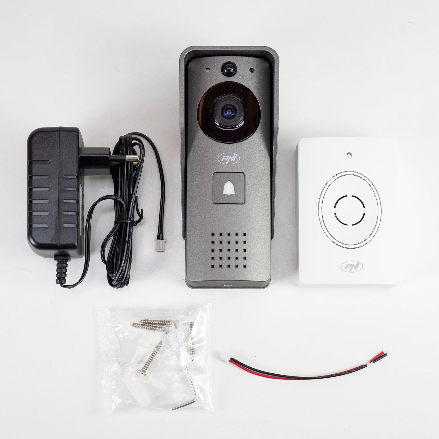 Interfon video inteligent PNI House 910 WiFi HD, P2P, iesire yala, aplicatie dedicata Tuya Smart, integrare in scenarii si automatizari smart cu alte produse compatibile Tuya