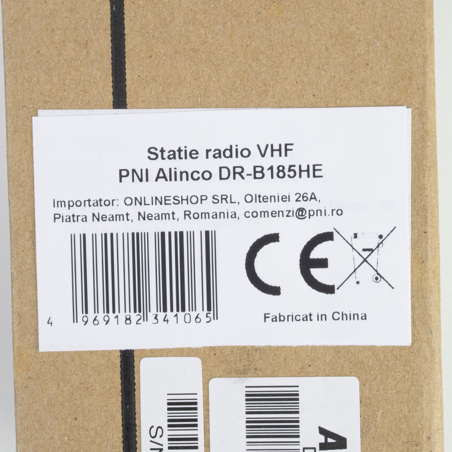 Statie radio VHF PNI Alinco DR-B185HE 144-145.955 MHz, 500CH, DMTF, Scan, 12V