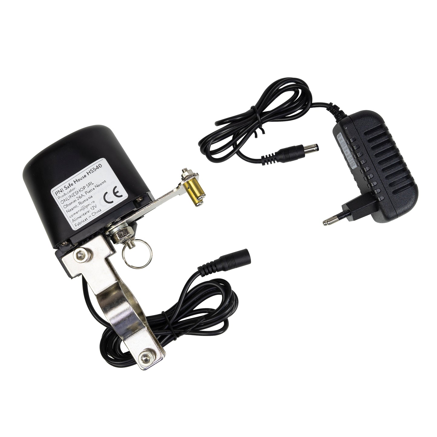 Valva inteligenta PNI Safe House HS540 pentru oprire alimentare conducta apa/gaz prin internet, compatibil cu aplicatia Tuya