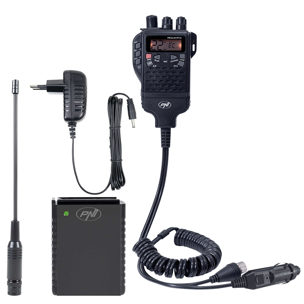 Pachet Statie radio CB PNI Escort HP 62 si Kit accesorii PNI PB-HP62