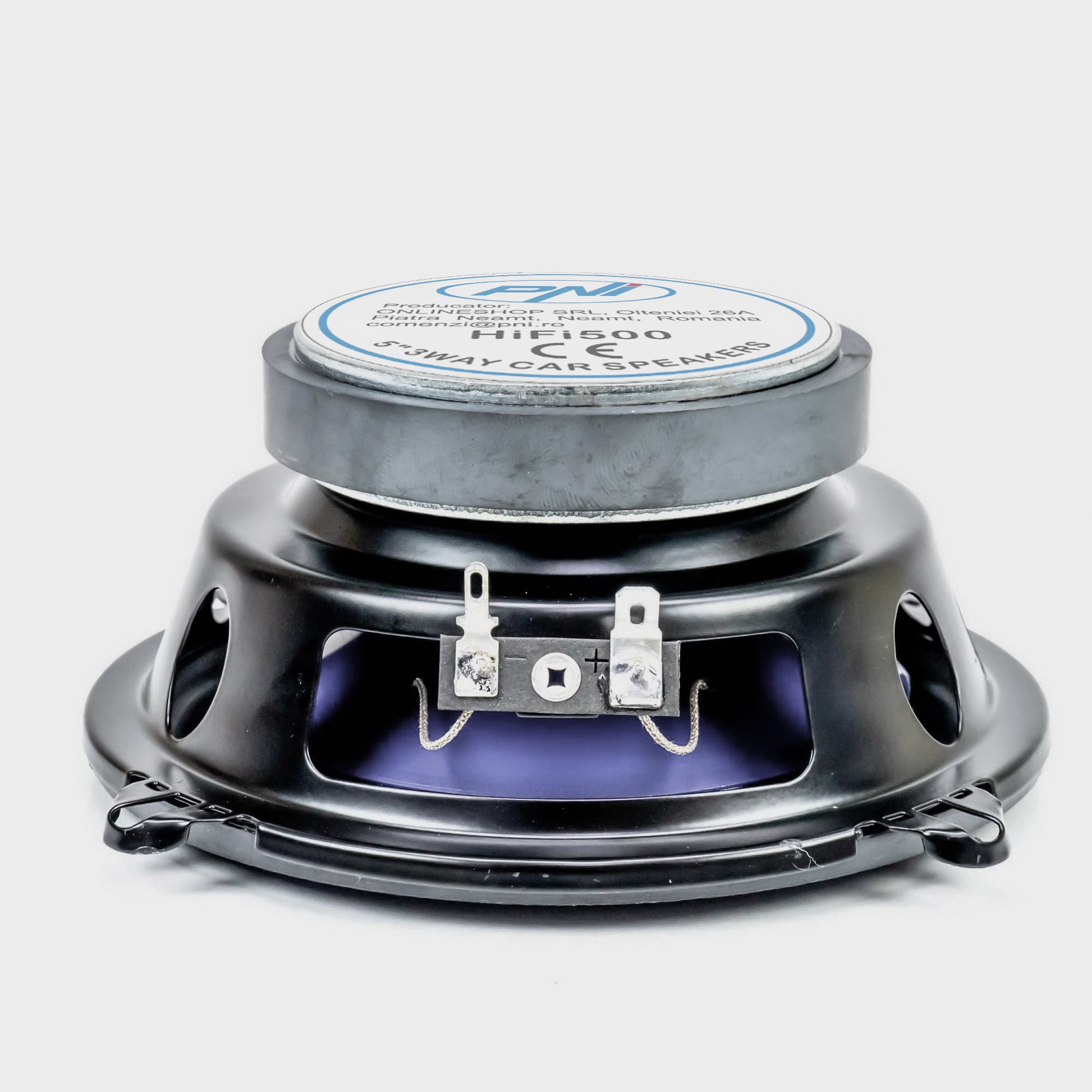 Difuzoare auto coaxiale PNI HiFi500, 100W, 12.7 cm, 3 cai, set 2 buc