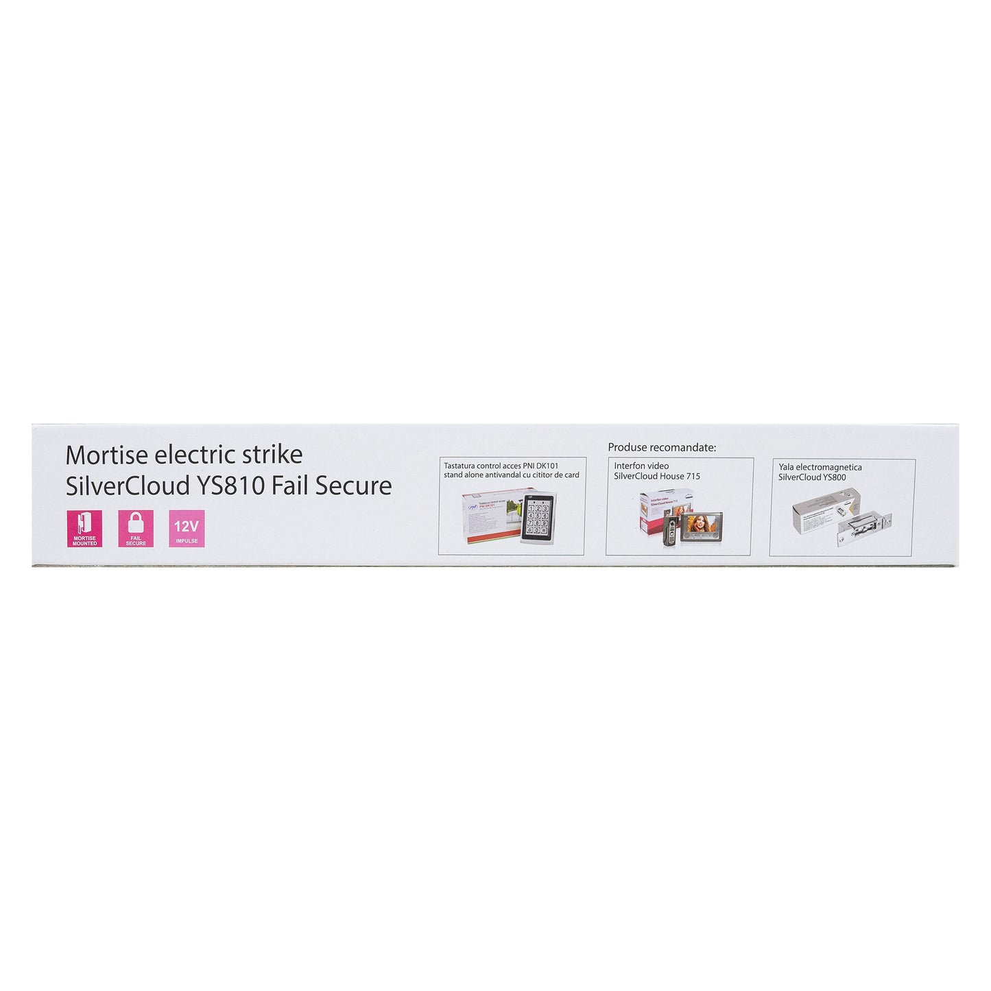 Yala electromagnetica SilverCloud YS810 incastrabila, Fail Secure NC