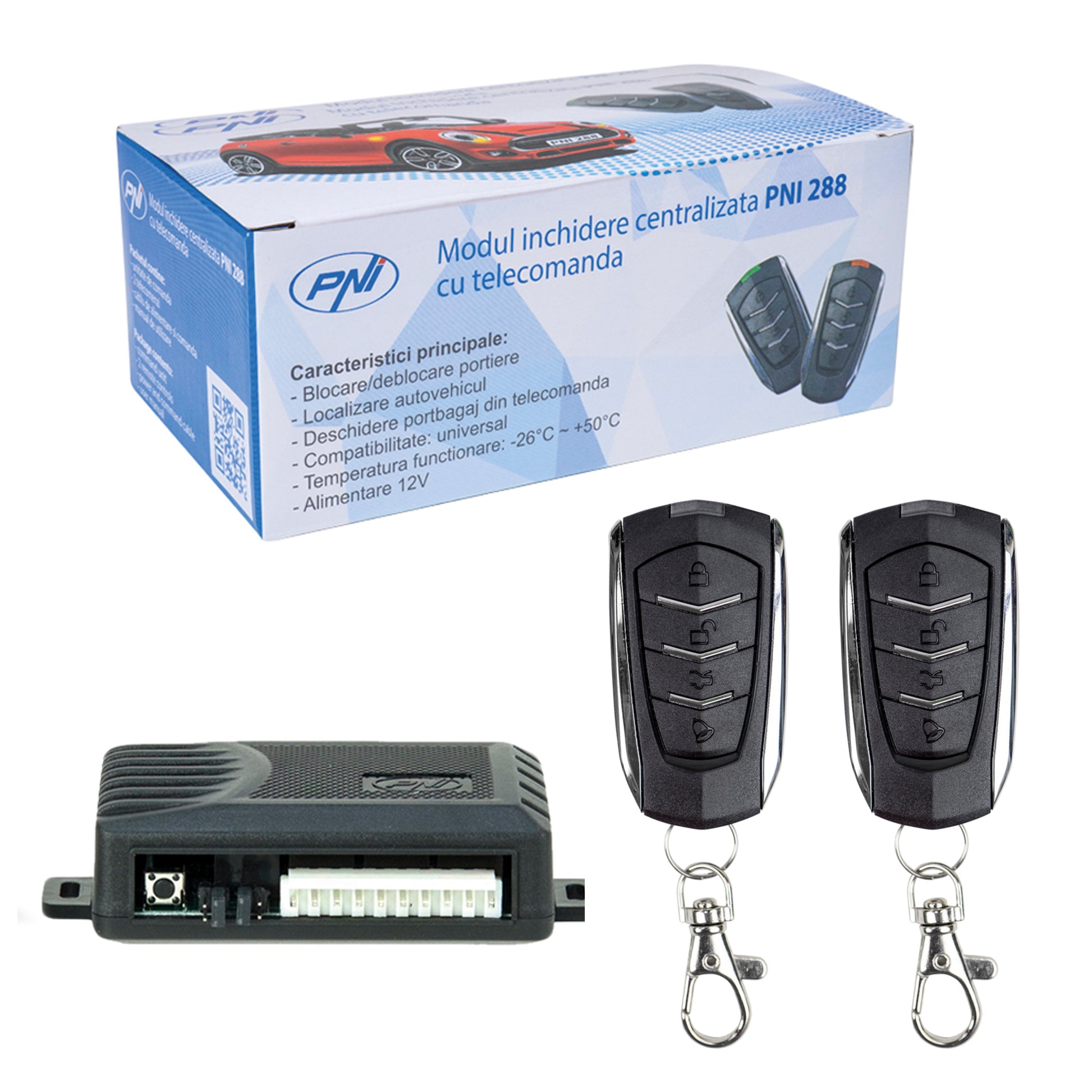 Modul inchidere centralizata PNI 288 cu telecomanda