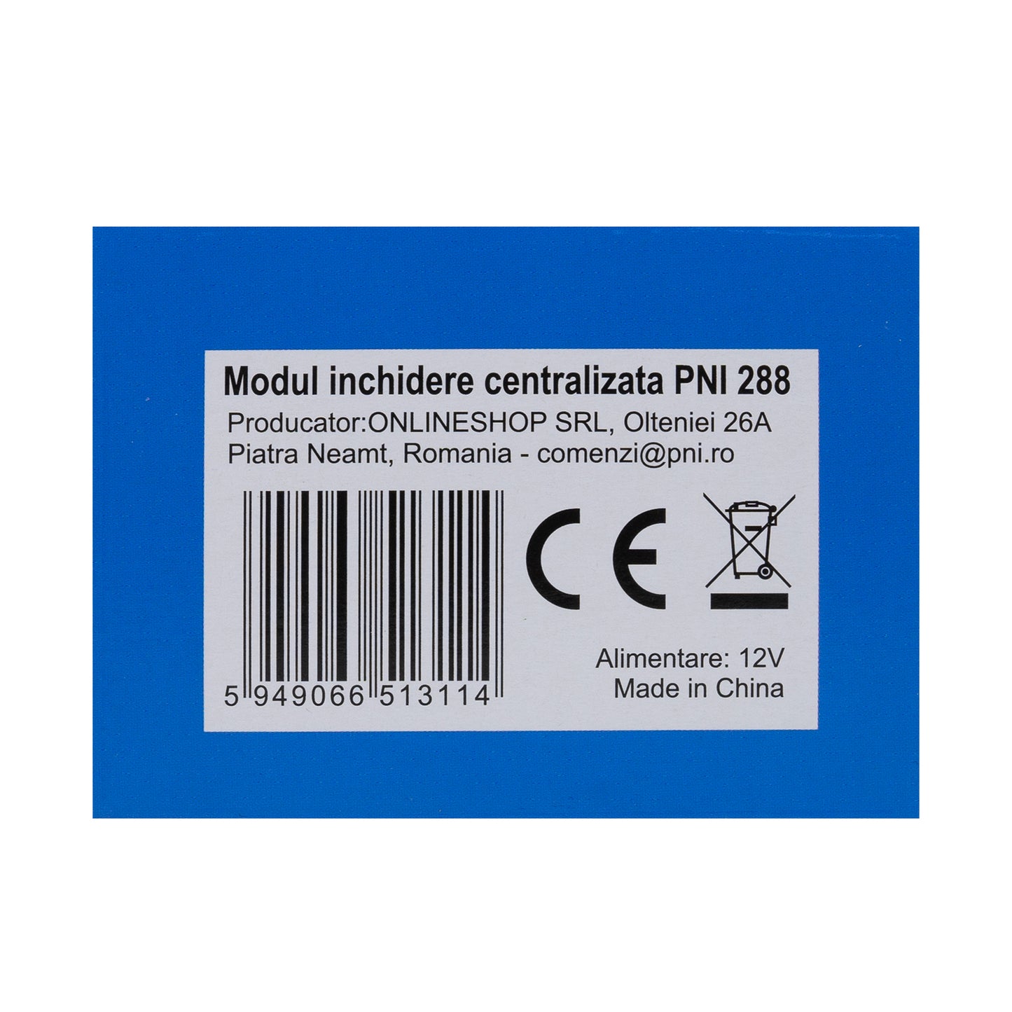 Modul inchidere centralizata PNI 288 cu telecomanda