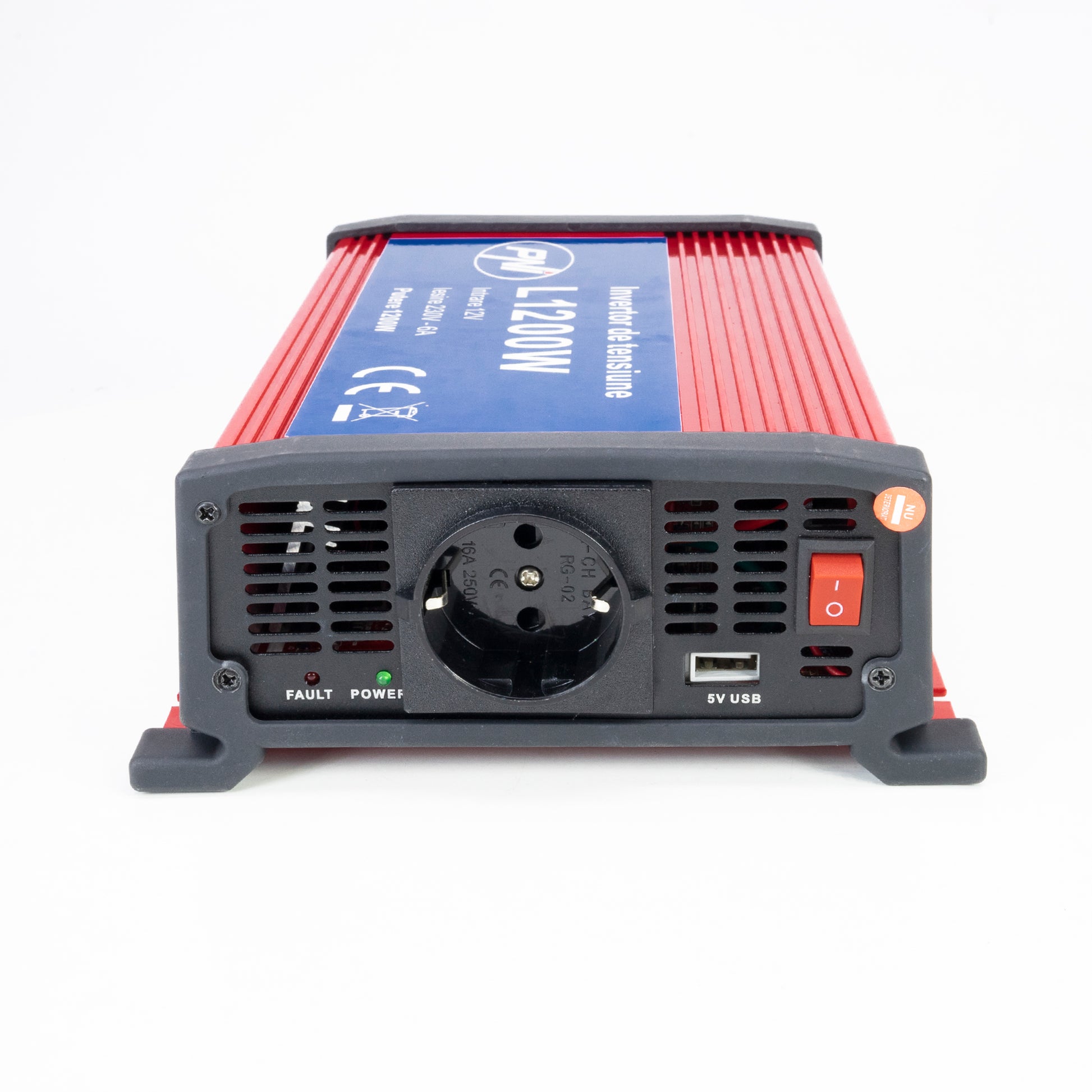 Invertor de tensiune PNI L1200W alimentare 12V iesire 230V