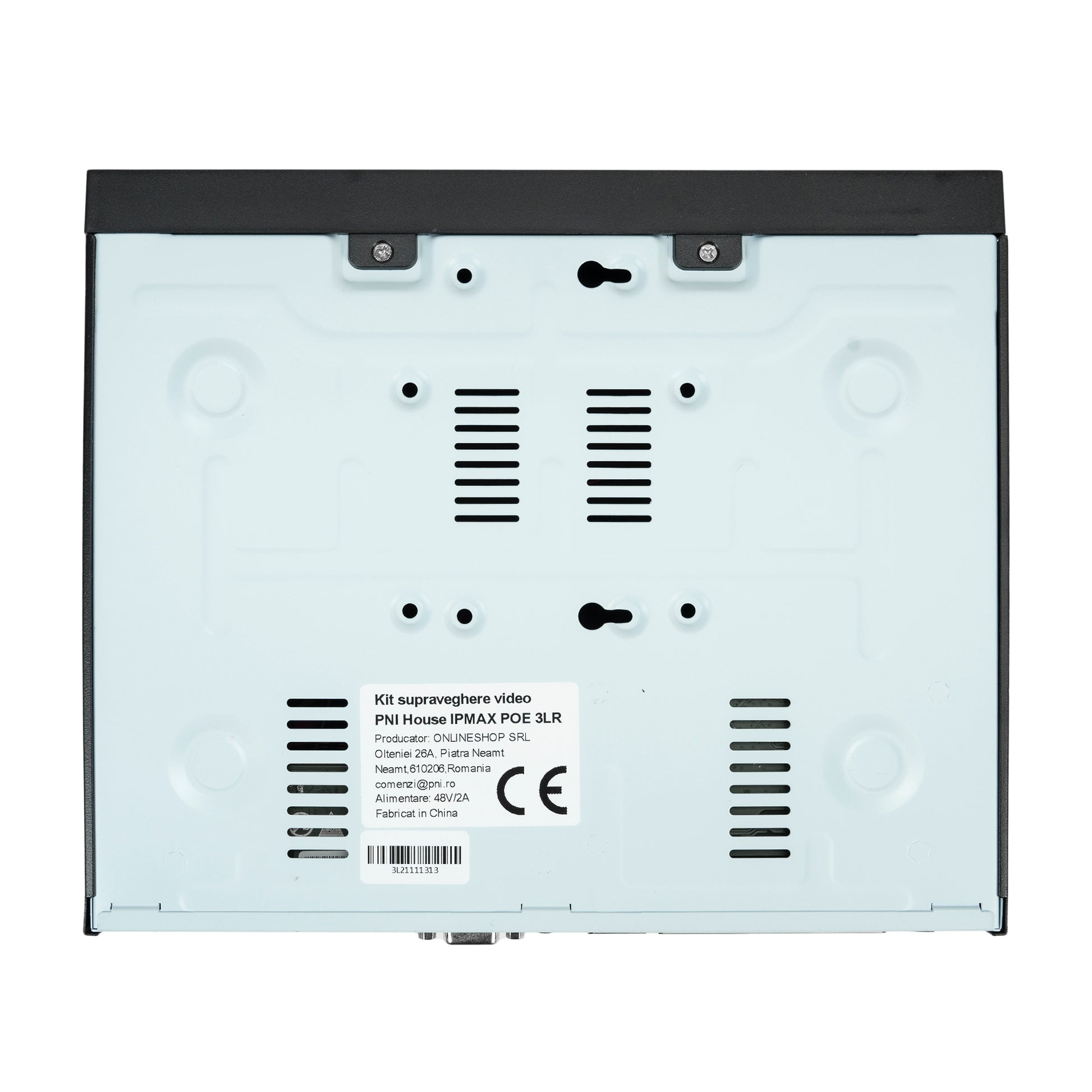 Pachet Kit supraveghere video PNI House IPMAX POE 3LR, NVR cu 4 porturi POE, ONVIF si 4 camere cu IP 3MP, de exterior, Power over Ethernet, detectie chip, detectie miscare, 4 cabluri, alimentator, mouse cu HDD 1Tb Inclus