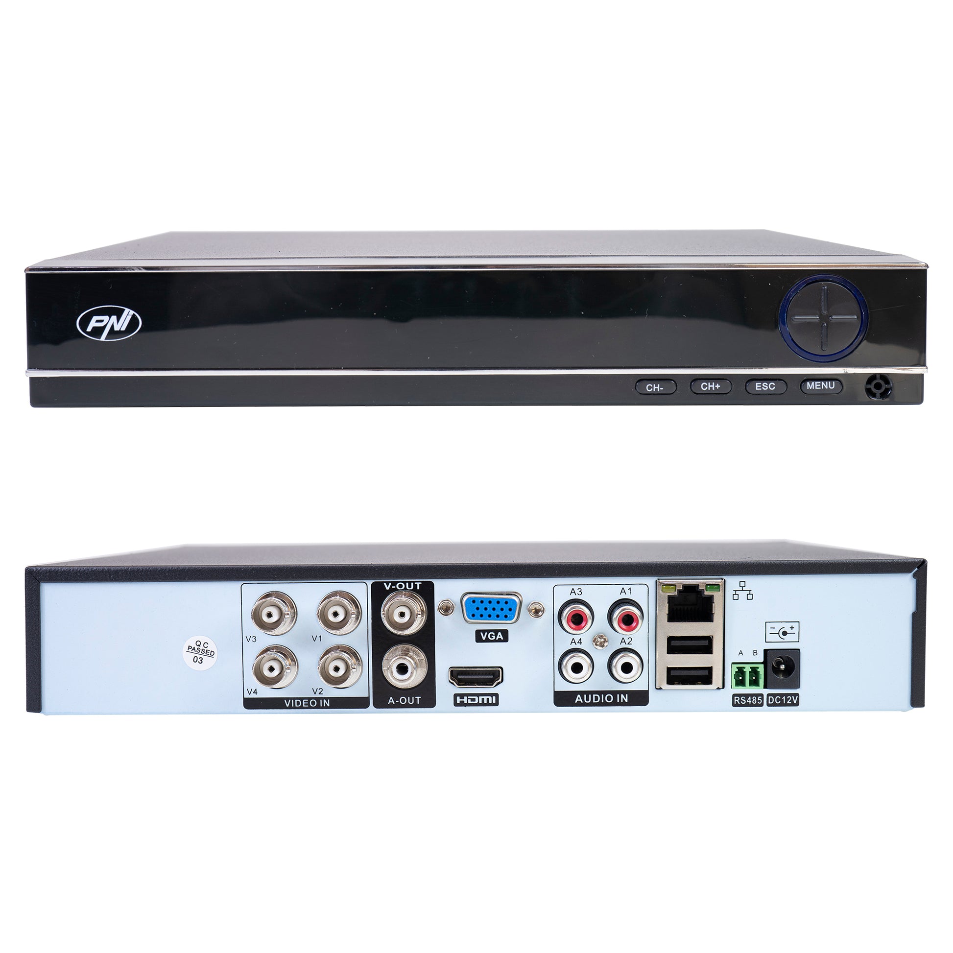 Pachet Kit supraveghere video AHD PNI House PTZ1300 Full HD - NVR si 4 camere exterior 2MP full HD 1080P cu HDD 1Tb inclus
