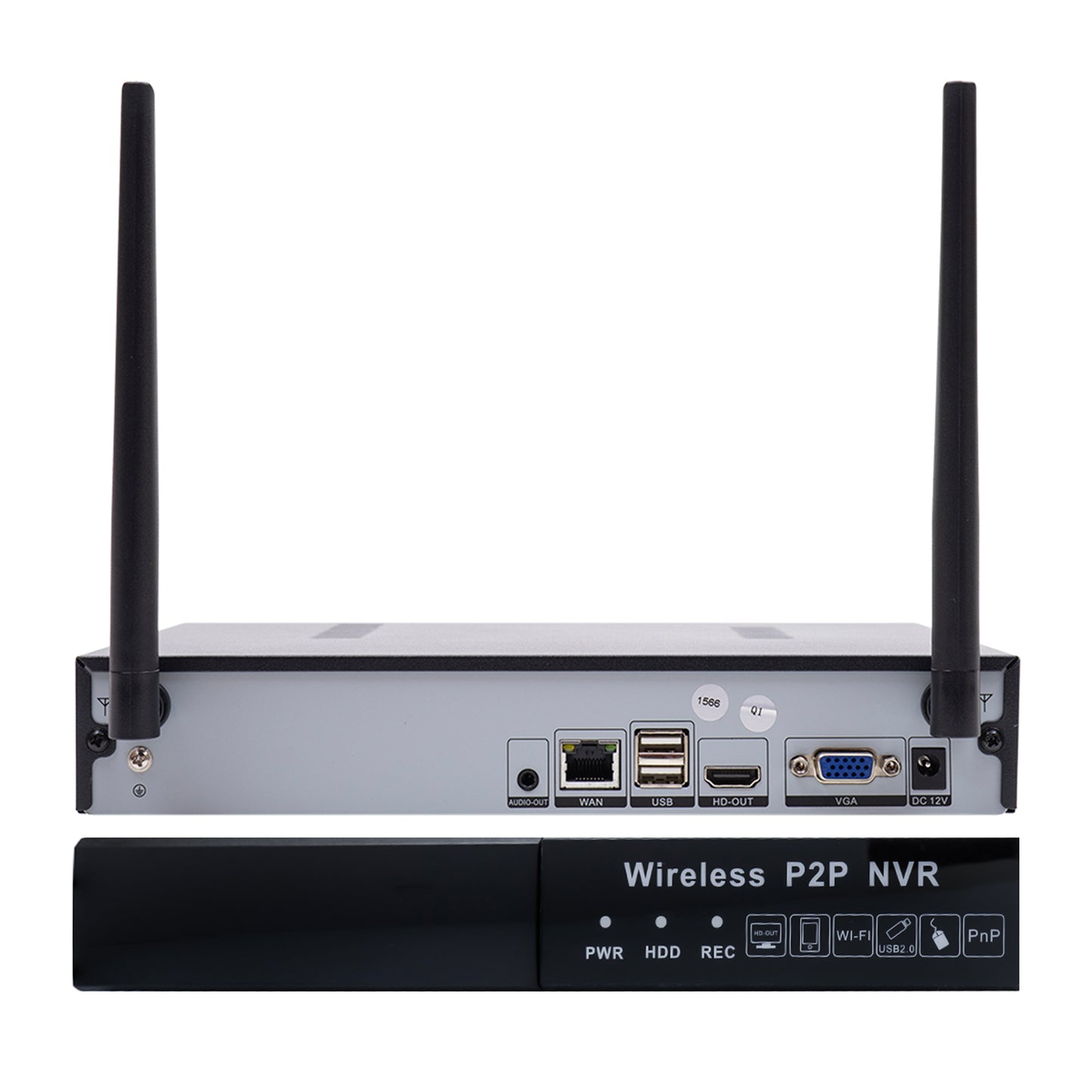 NVR din kit wireless PNI House WiFi550, 8 canale 1080P