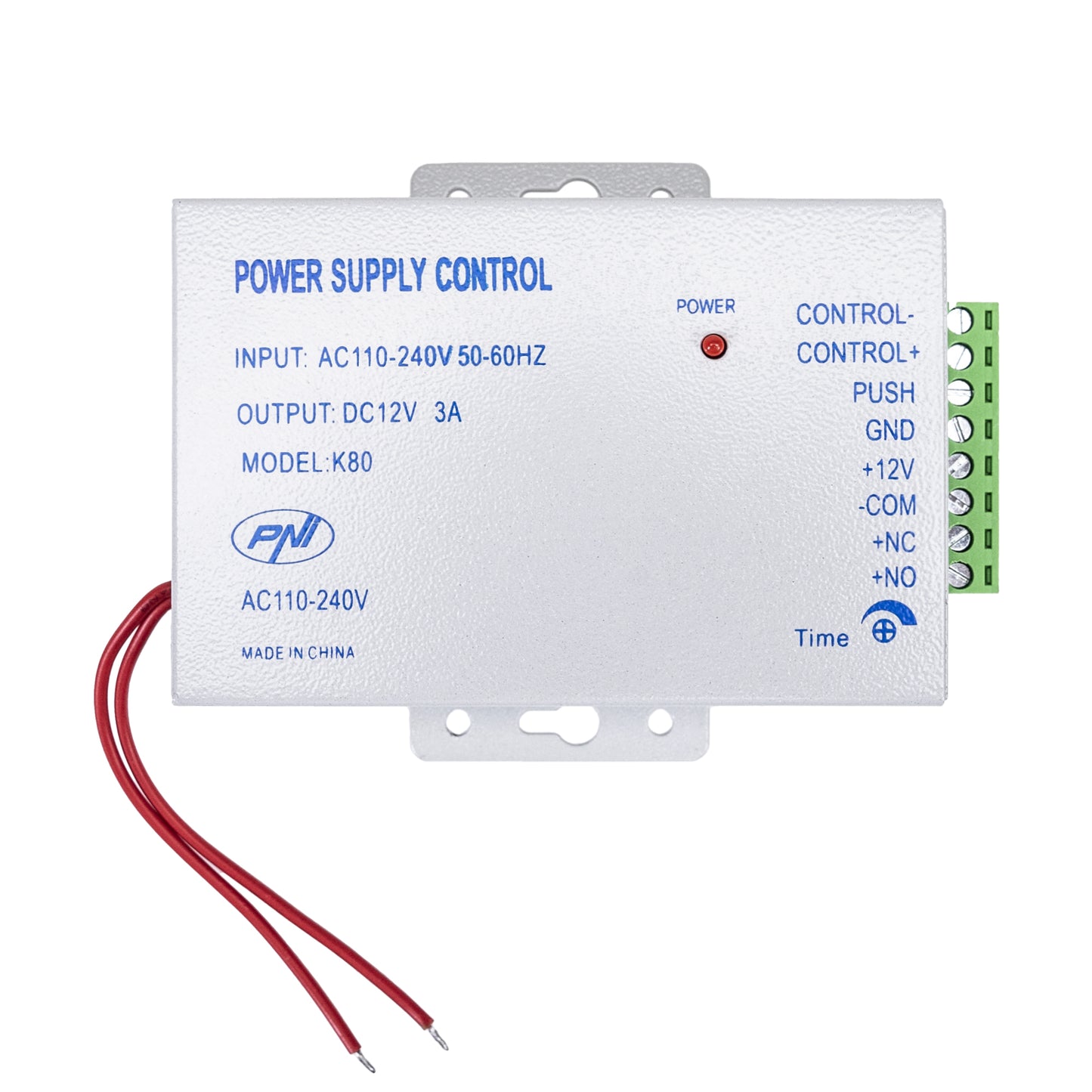 Sursa de tensiune cu temporizare PNI K80 12V si 3A pt. yale si control acces