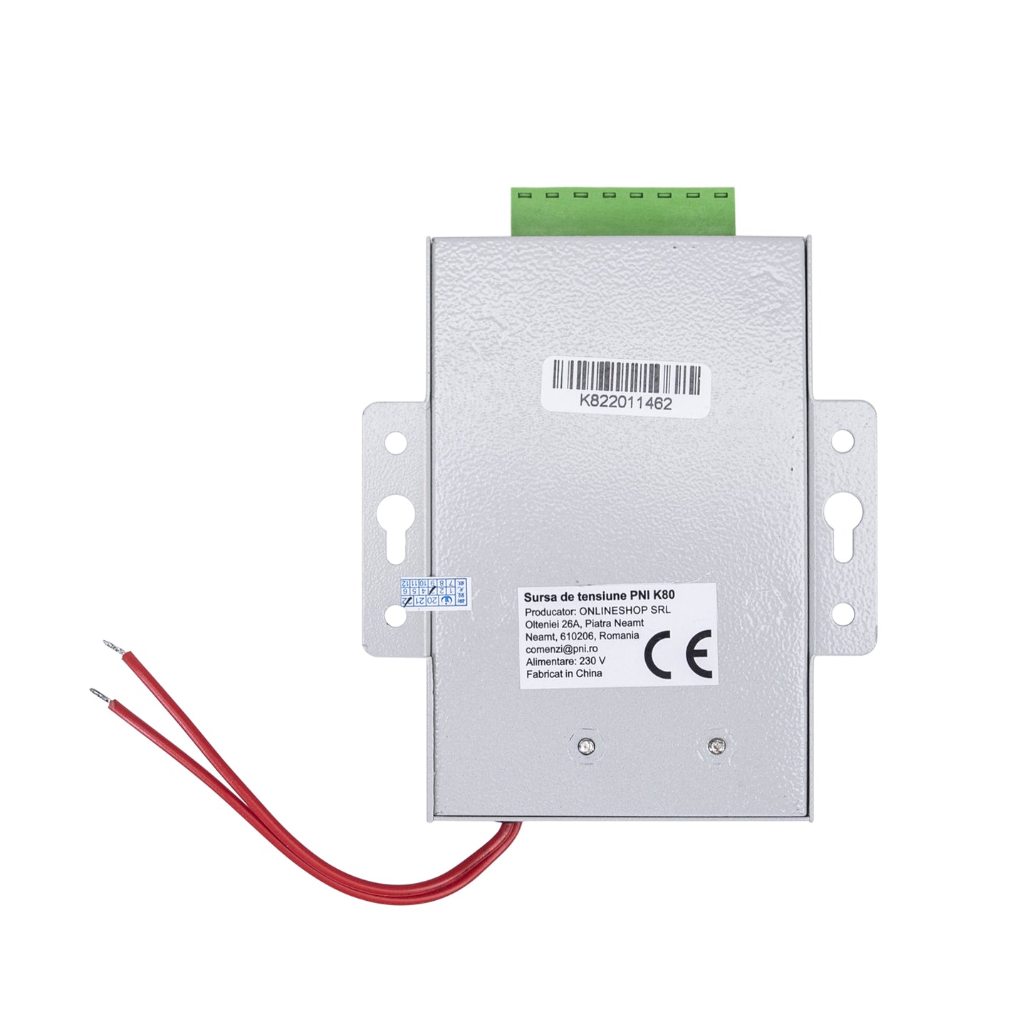 Sursa de tensiune cu temporizare PNI K80 12V si 3A pt. yale si control acces