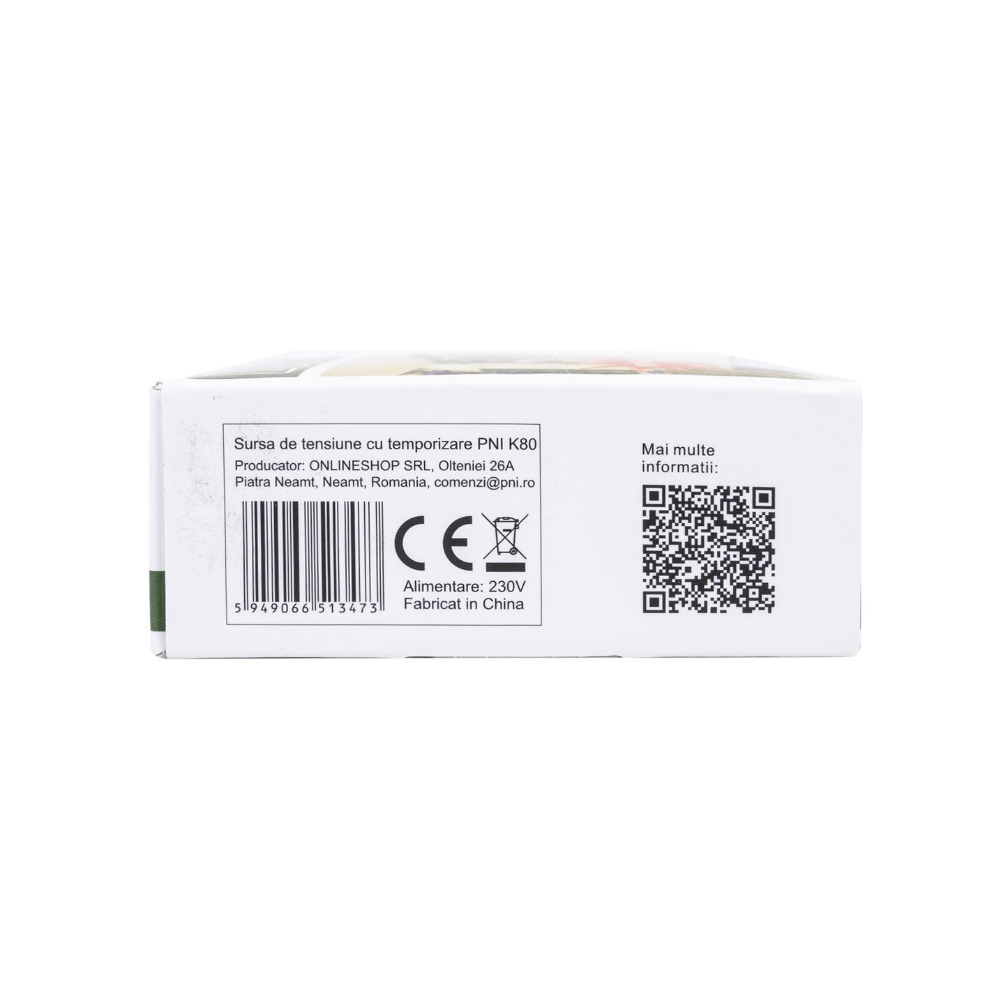 Sursa de tensiune cu temporizare PNI K80 12V si 3A pt. yale si control acces