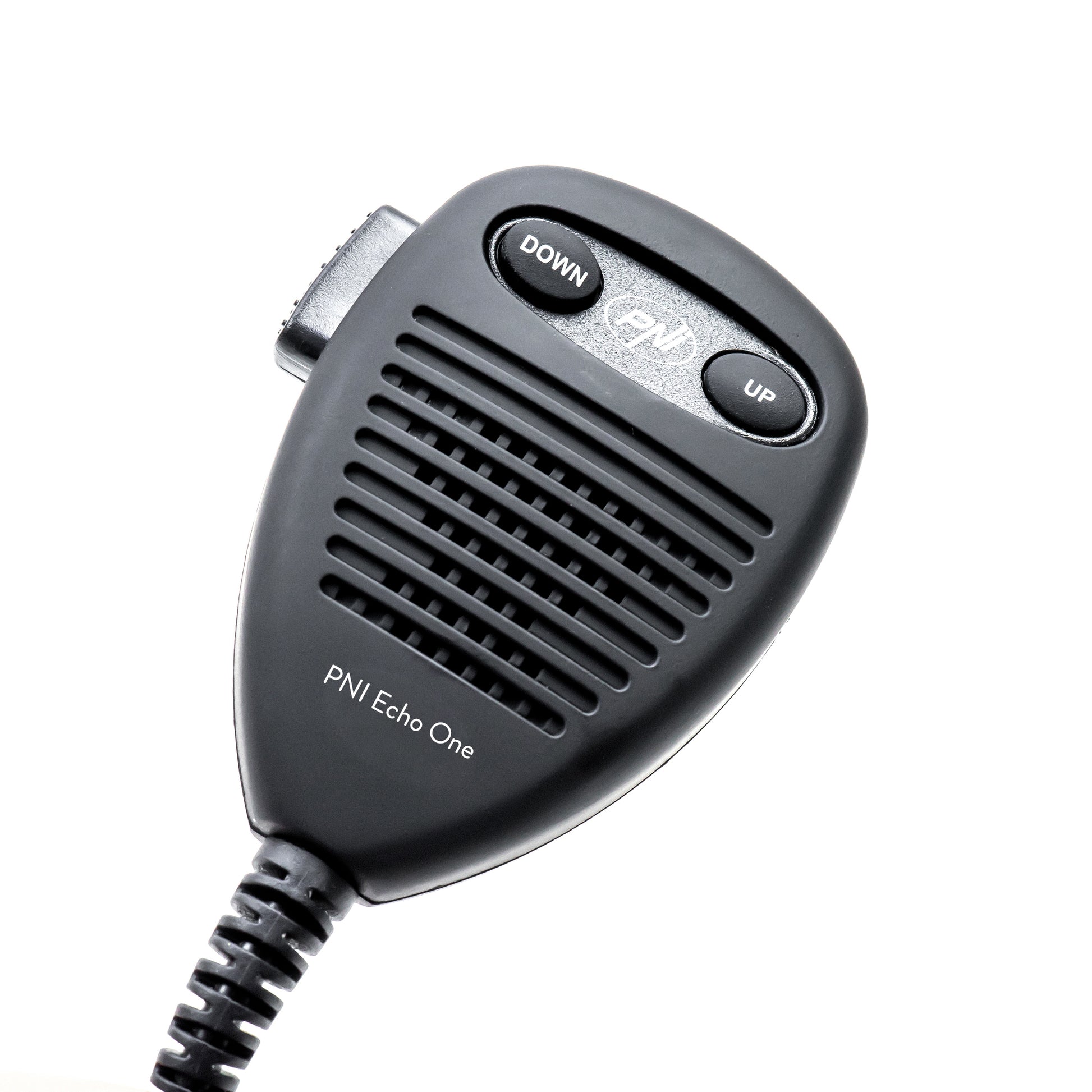 Microfon PNI Echo One pentru PNI HP 6500 si PNI HP 7120 cu modul de ecou ajustabil si roger beep programabil compatibil cu orice model de statie radio.