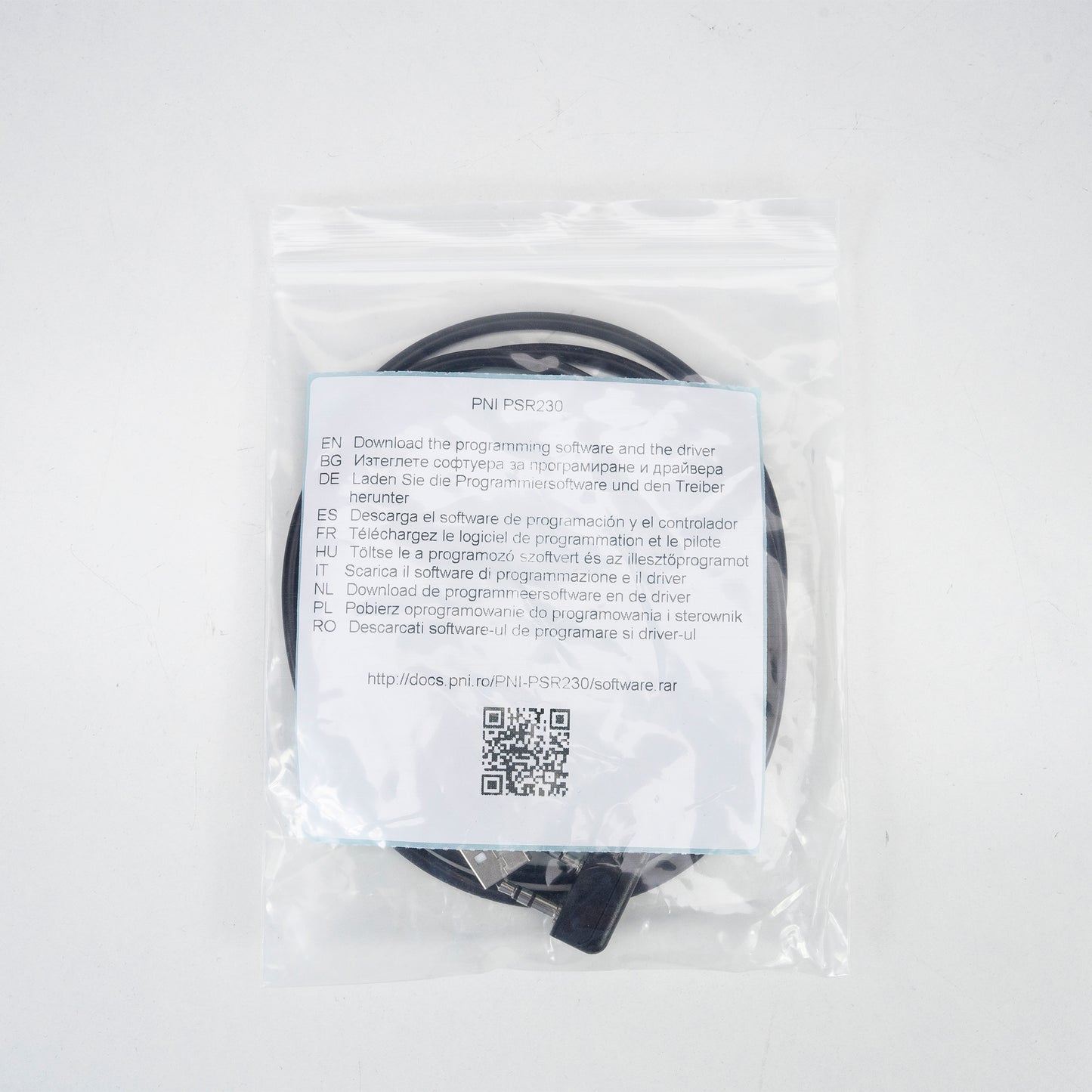 Cablu de programare PNI PSR230 pentru statii radio PNI PMR R10, R20, R30, R40, R45 si PNI CB HP 82