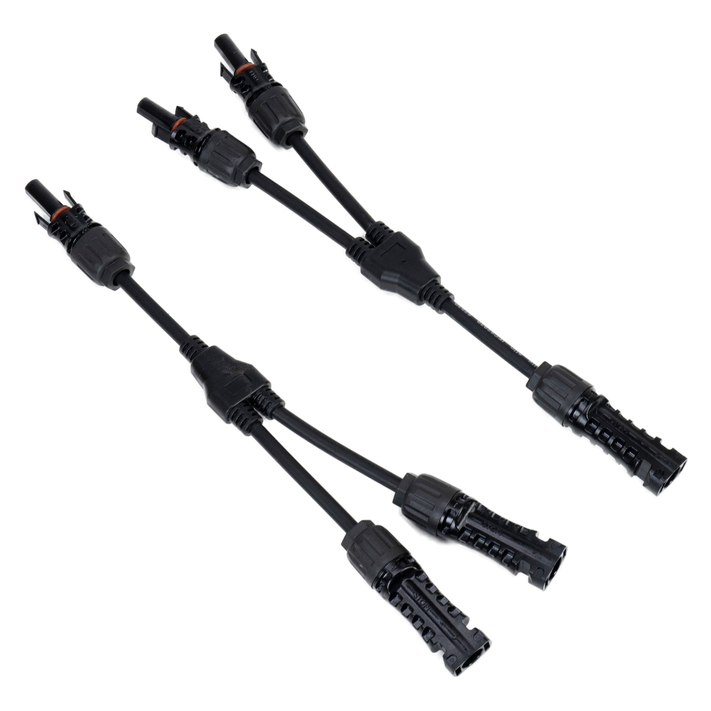Set conectori spliter PNI MC4 Y flexibil, mama-tata pentru cablu solar 4-6 mm