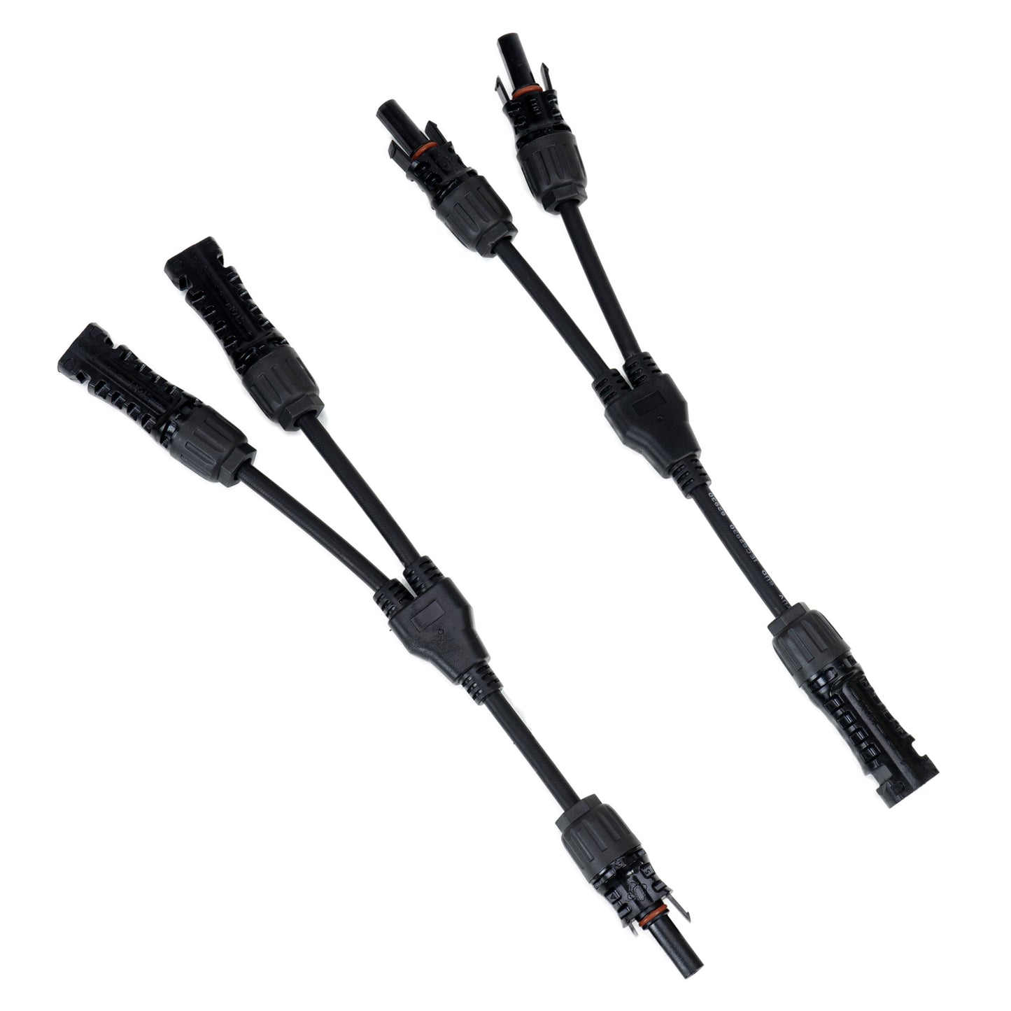 Set conectori spliter PNI MC4 Y flexibil, mama-tata pentru cablu solar 4-6 mm