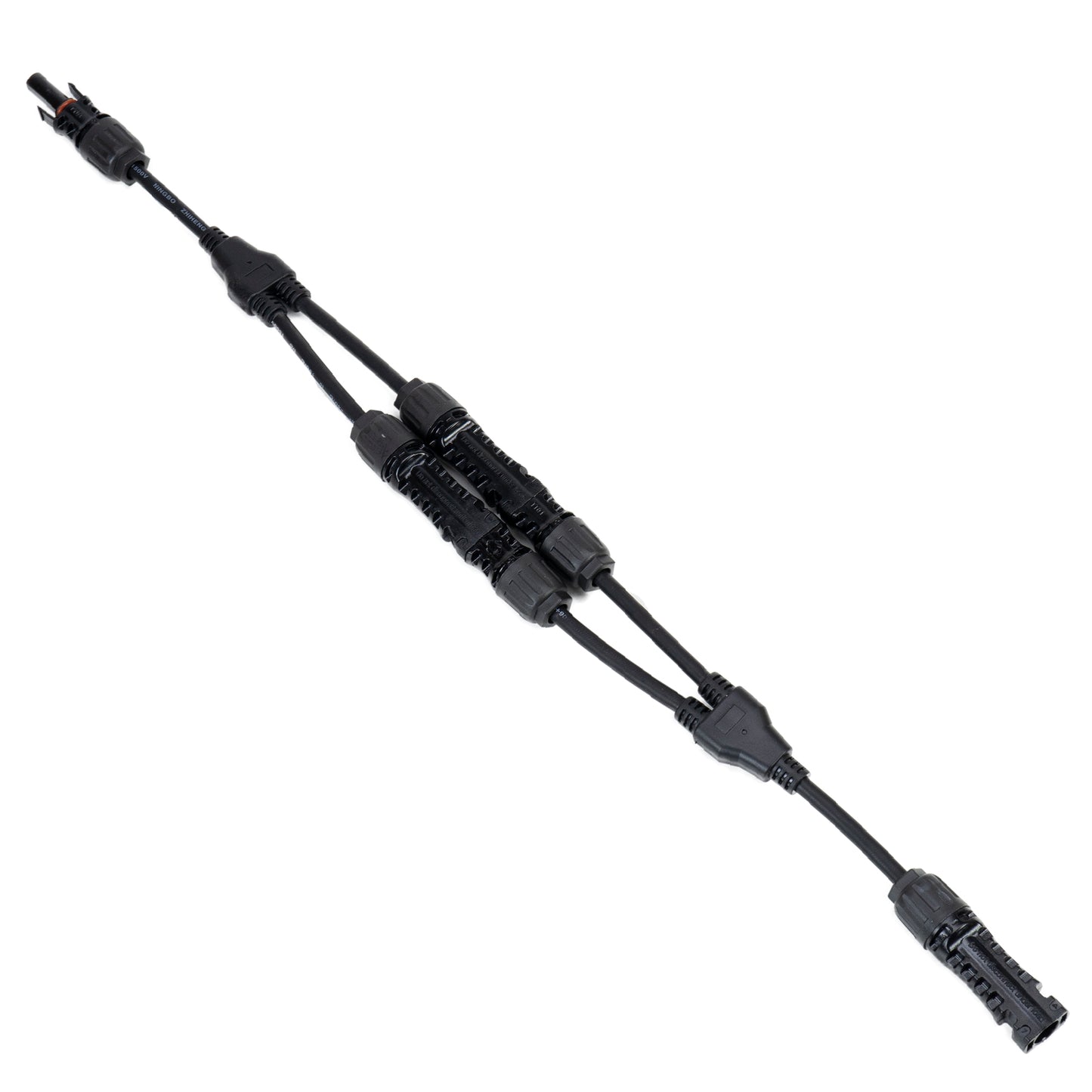 Set conectori spliter PNI MC4 Y flexibil, mama-tata pentru cablu solar 4-6 mm