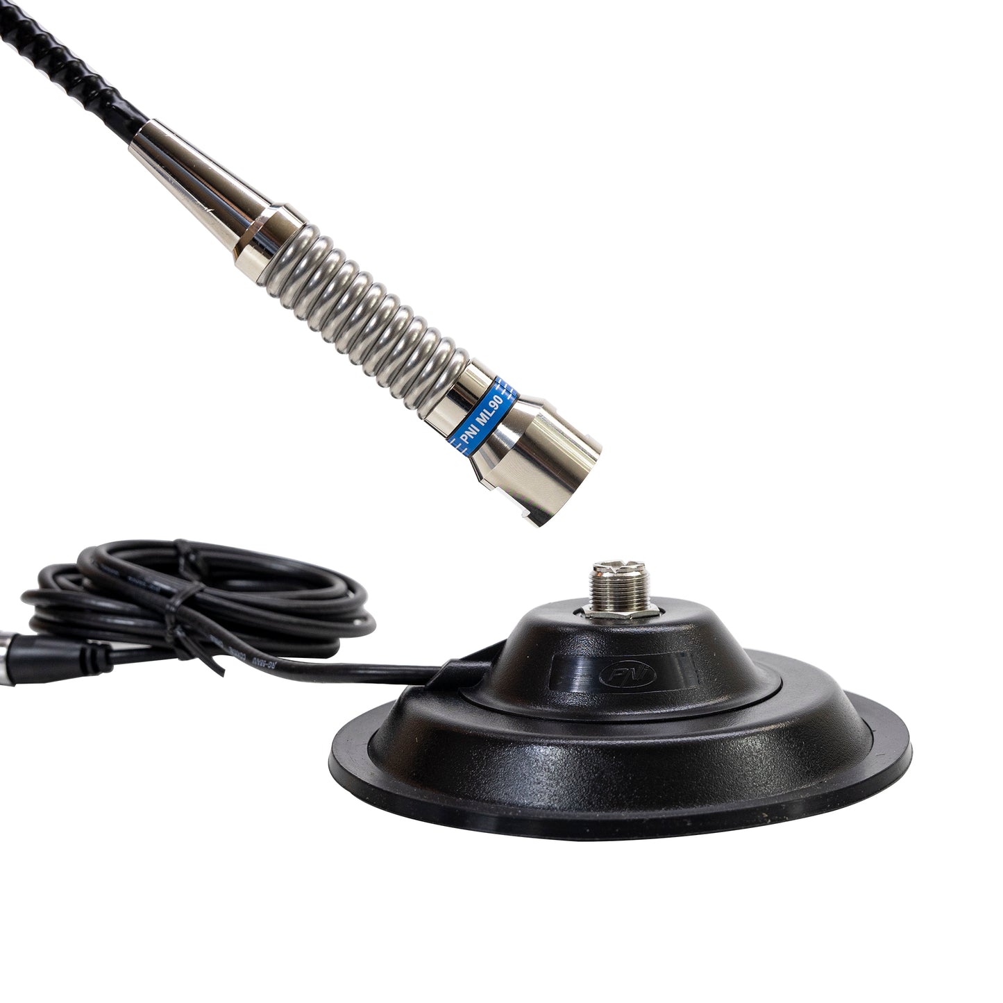 Antena CB PNI ML90 26-30MHz, 75cm, 150W, cu baza magnetica 145cm inclusa