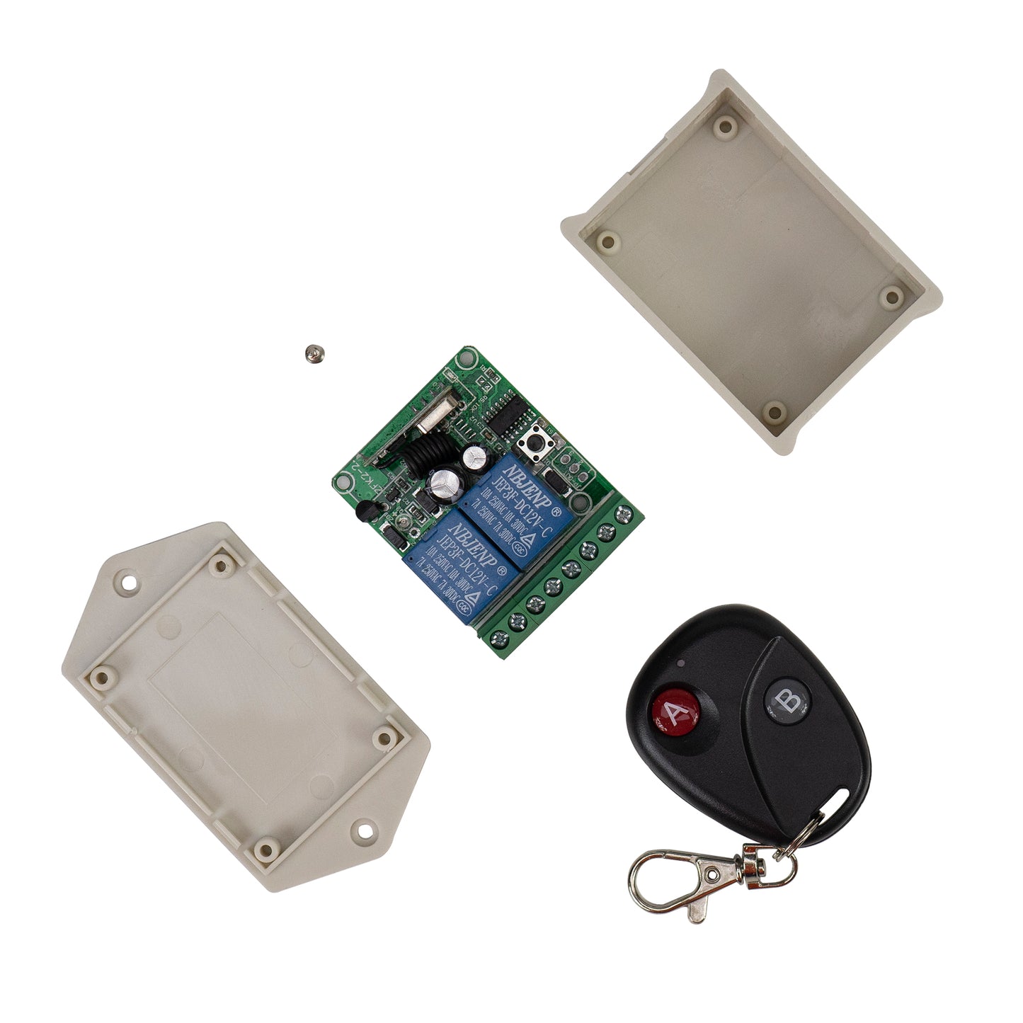 Releu cu telecomanda PNI CA500 pentru comanda 1 sau 2 usi de garaj, porti, bariere, 2 relee, alimentare 12V