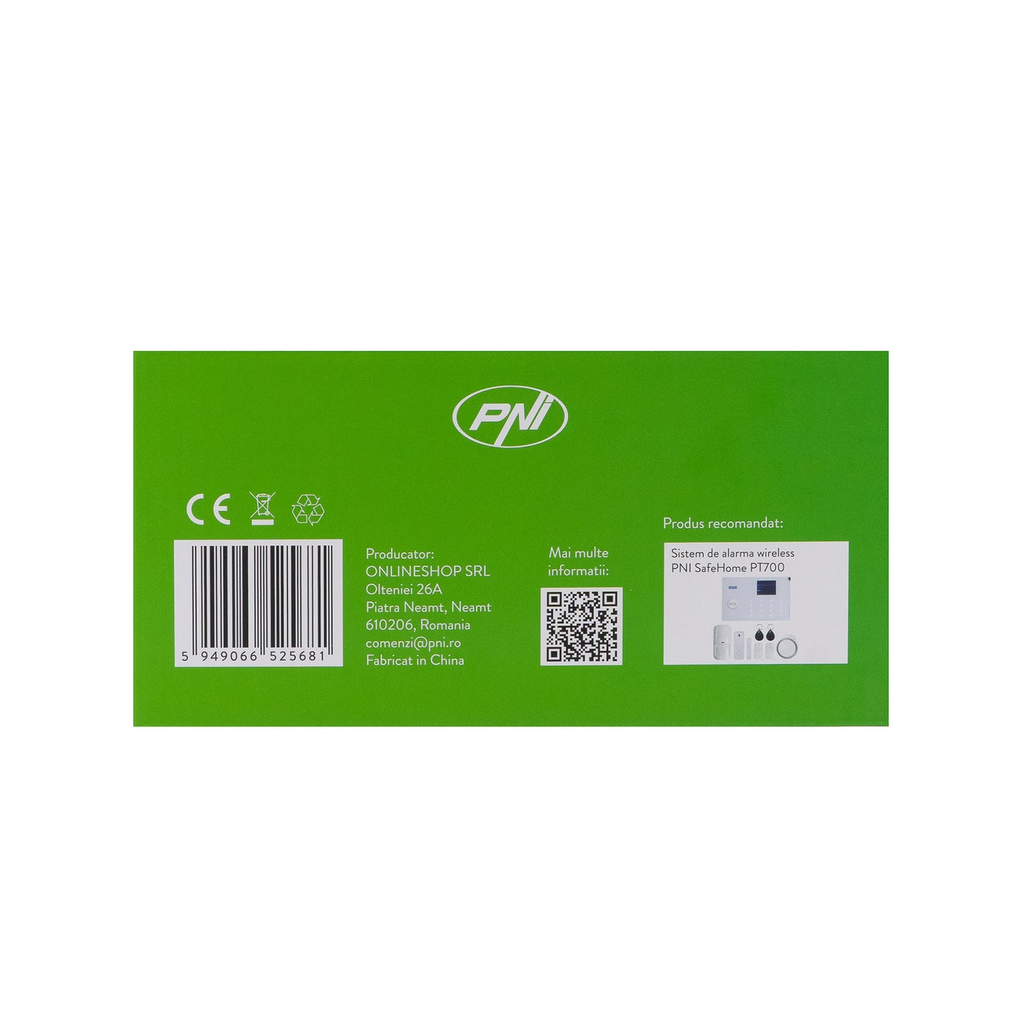 Camera supraveghere video PNI SafeHome PT950LR 1080P 2MP cu panou solar 6W, WiFi, acumulator, control prin aplicatia Tuya Smart, integrare in scenarii si automatizari smart cu alte produse compatibile Tuya